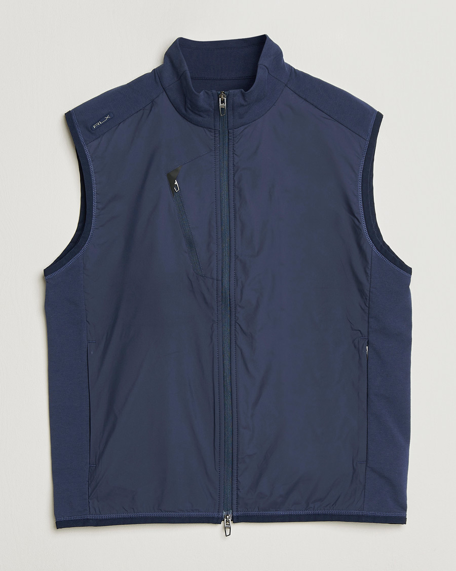 RLX Ralph Lauren Tech Terry Vest Refined Navy at CareOfCarl.com