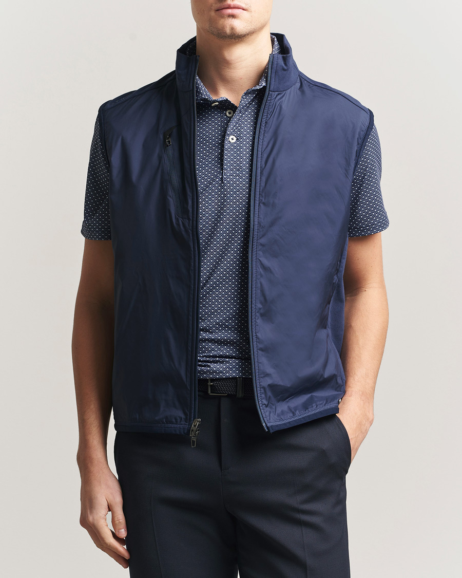 RLX Ralph Lauren Tech Terry Vest Refined Navy at CareOfCarl.com