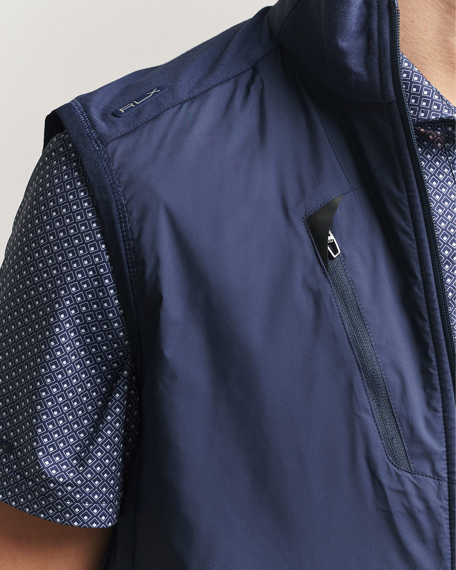 Men | Gilets | RLX Ralph Lauren | Tech Terry Vest Refined Navy