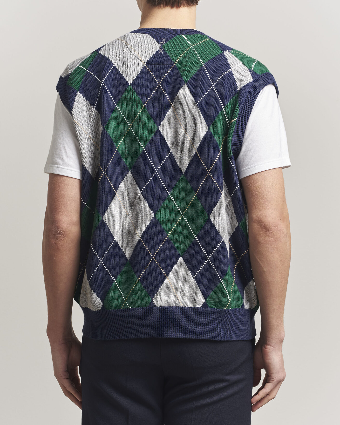 RLX Ralph Lauren Cotton Coolmax Vest Argyle Multi at CareOfCarl.com