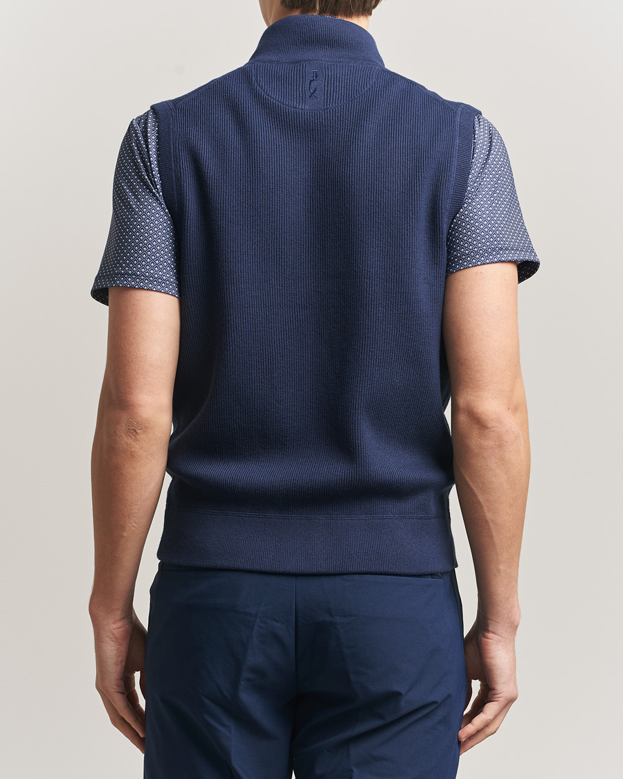 メンズウェア Ralph Lauren vast RLX Ralph Lauren Cotton Coolmax Mockneck Vest Refined Navy at