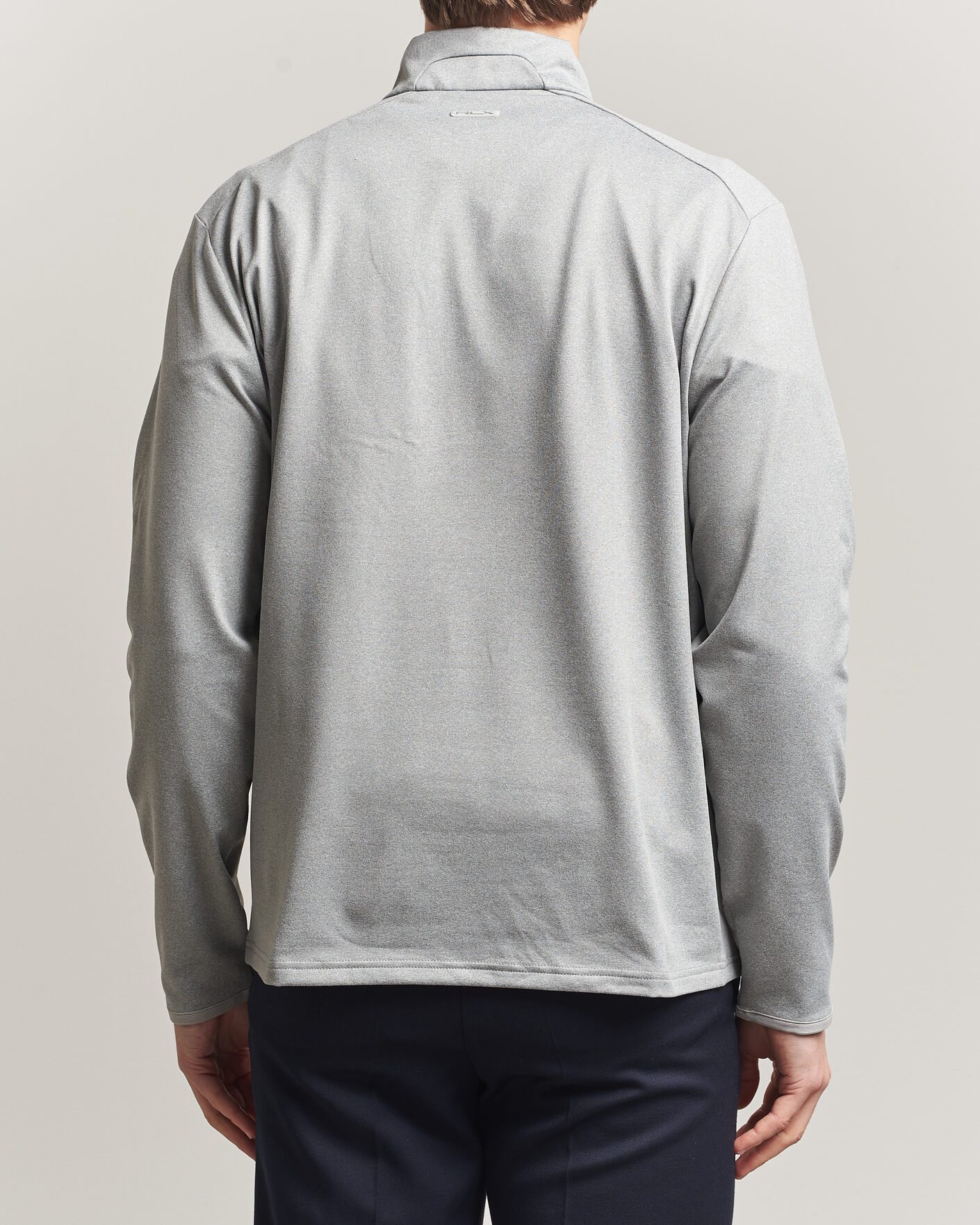 Men | Golf Clothing | RLX Ralph Lauren | Luxury Jersey Half Zip Andover Heather