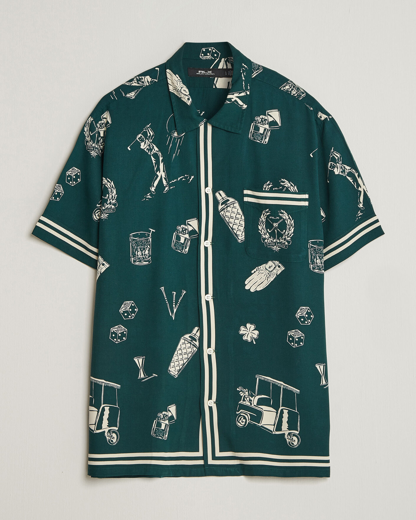 Men | Golf Clothing | RLX Ralph Lauren | Short Sleeve Golf Shirt Par-Tee on the Greens