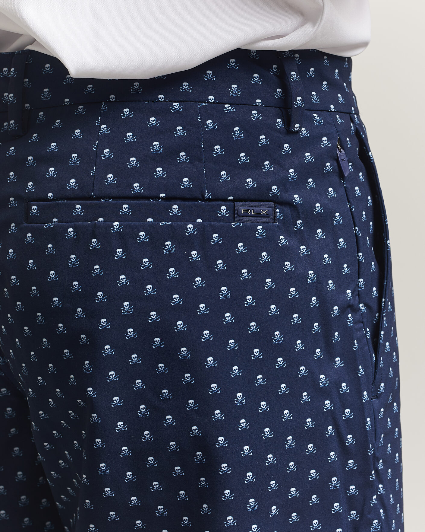 Men | Shorts | RLX Ralph Lauren | Flat Front Printed Golf Shorts Skull and Cubs