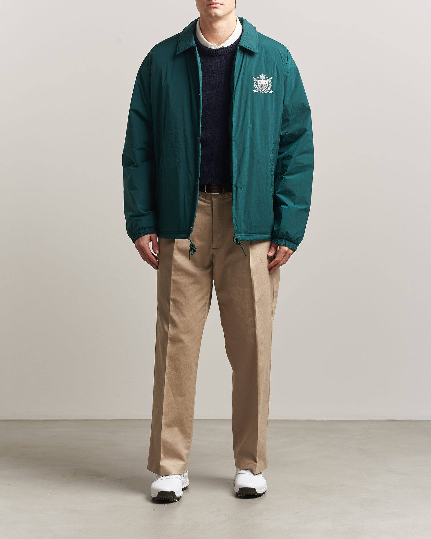 Men | Coats & Jackets | RLX Ralph Lauren | Coach Jacket Moss Agate
