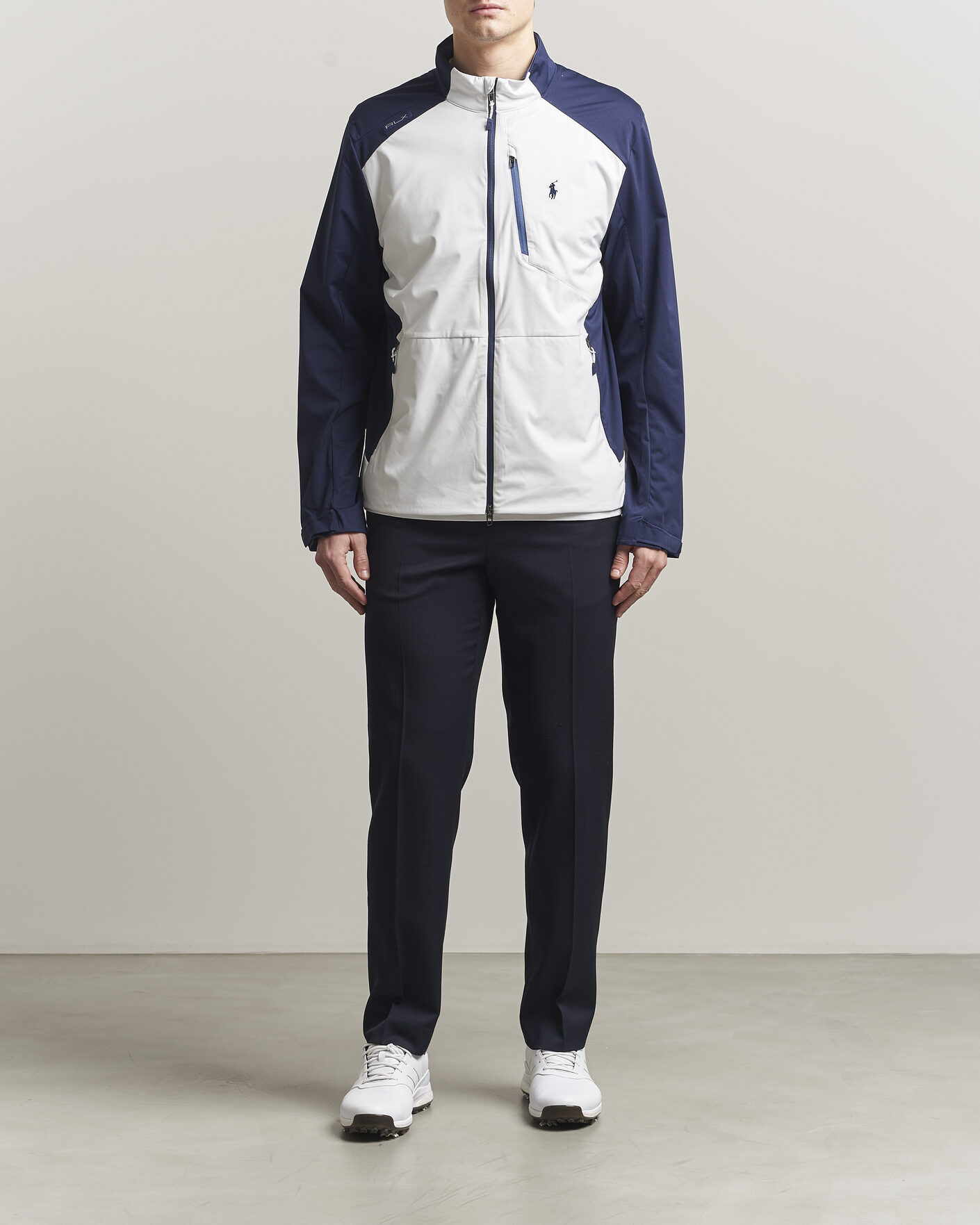 Men | Coats & Jackets | RLX Ralph Lauren | Lightweight Jacket Ceramic White/Refined Navy