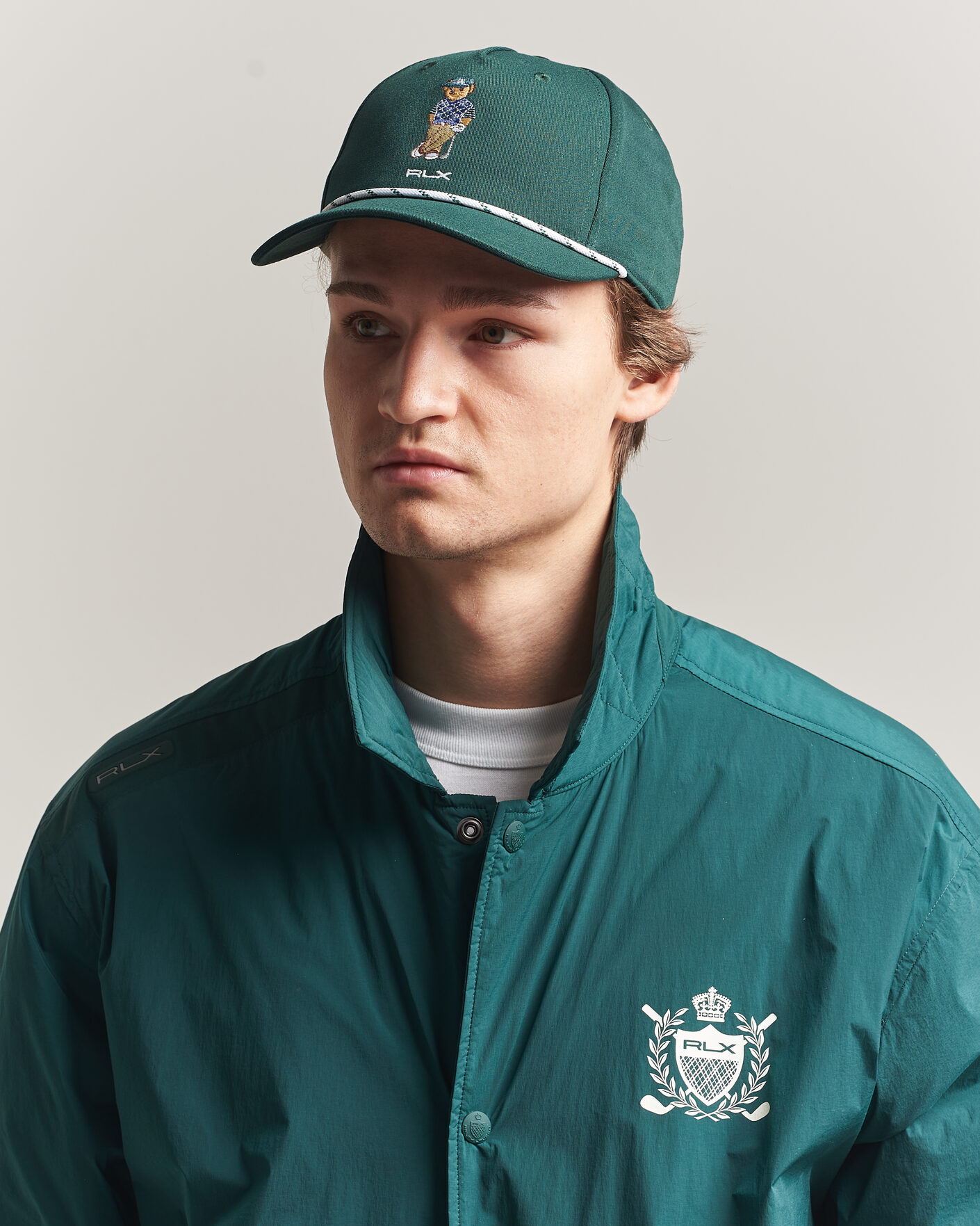 Men | RLX Ralph Lauren Cocktail Bear Cap Moss Agate | RLX Ralph Lauren | Cocktail Bear Cap Moss Agate