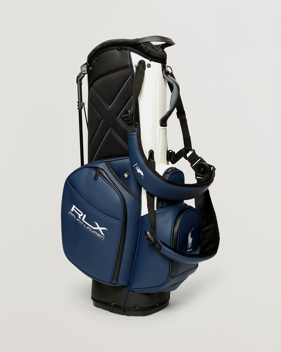 RLX Ralph Lauren Stand Golf Bag Navy/White at CareOfCarl.com