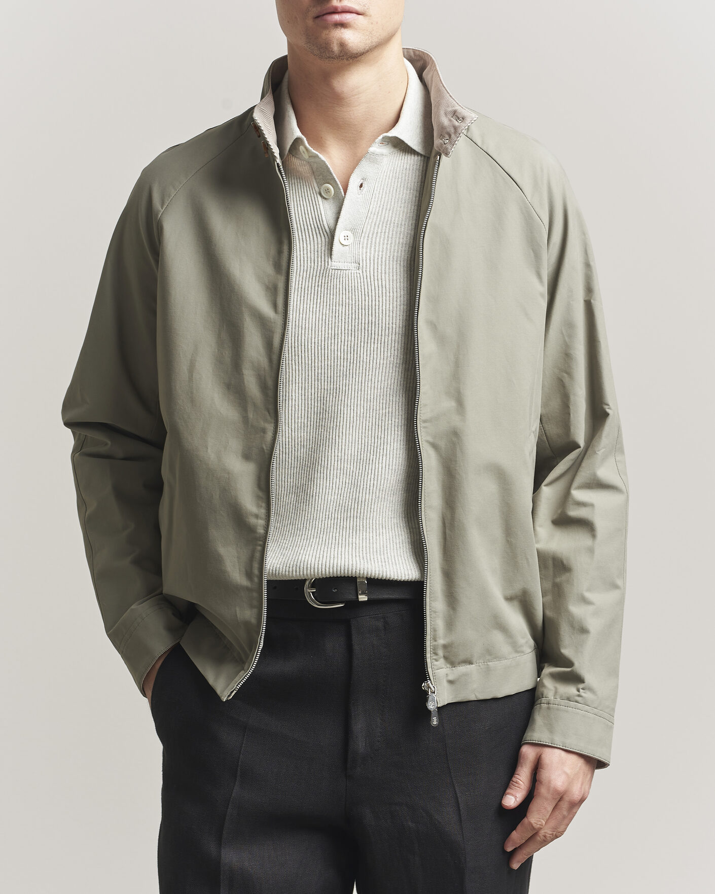 Men | Coats & Jackets | Brunello Cucinelli | Raglan Harrington Jacket Olive
