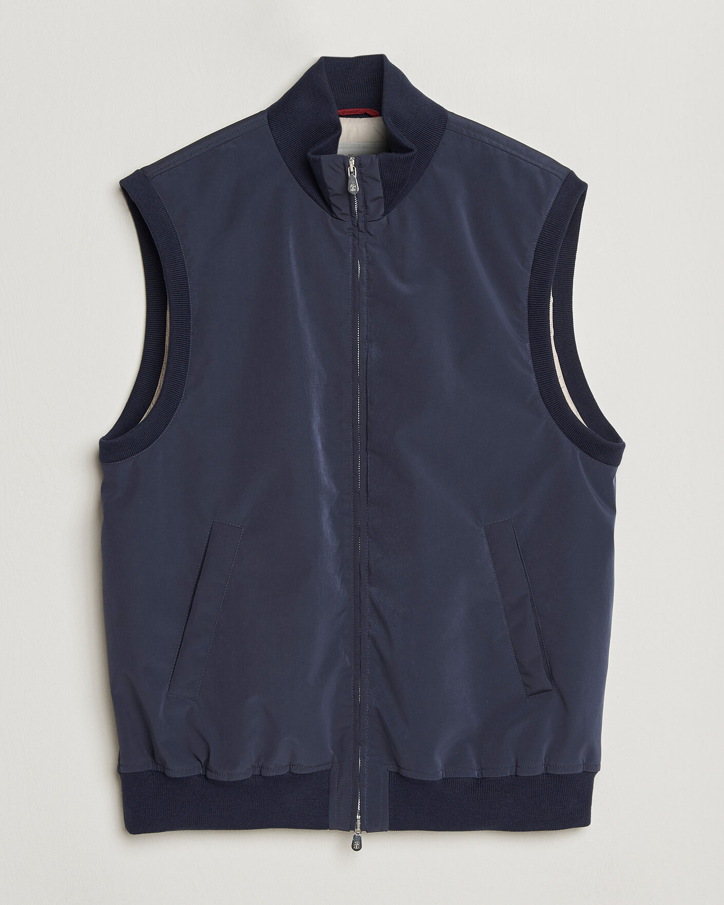 Men | Gilets | Brunello Cucinelli | Nylon Padded Gilet Navy
