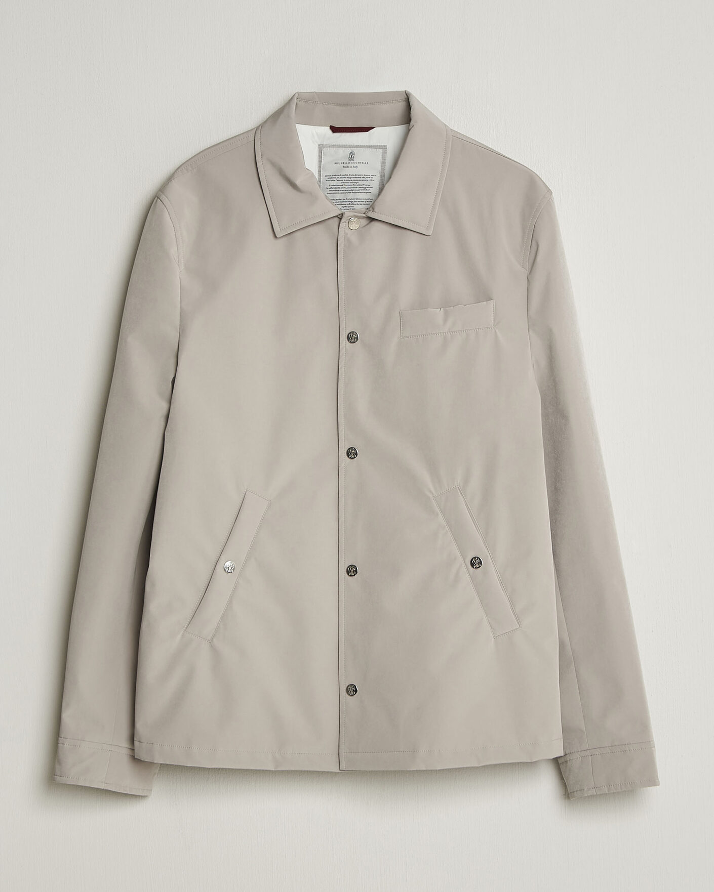 Men | Coats & Jackets | Brunello Cucinelli | Nylon Padded Jacket Beige