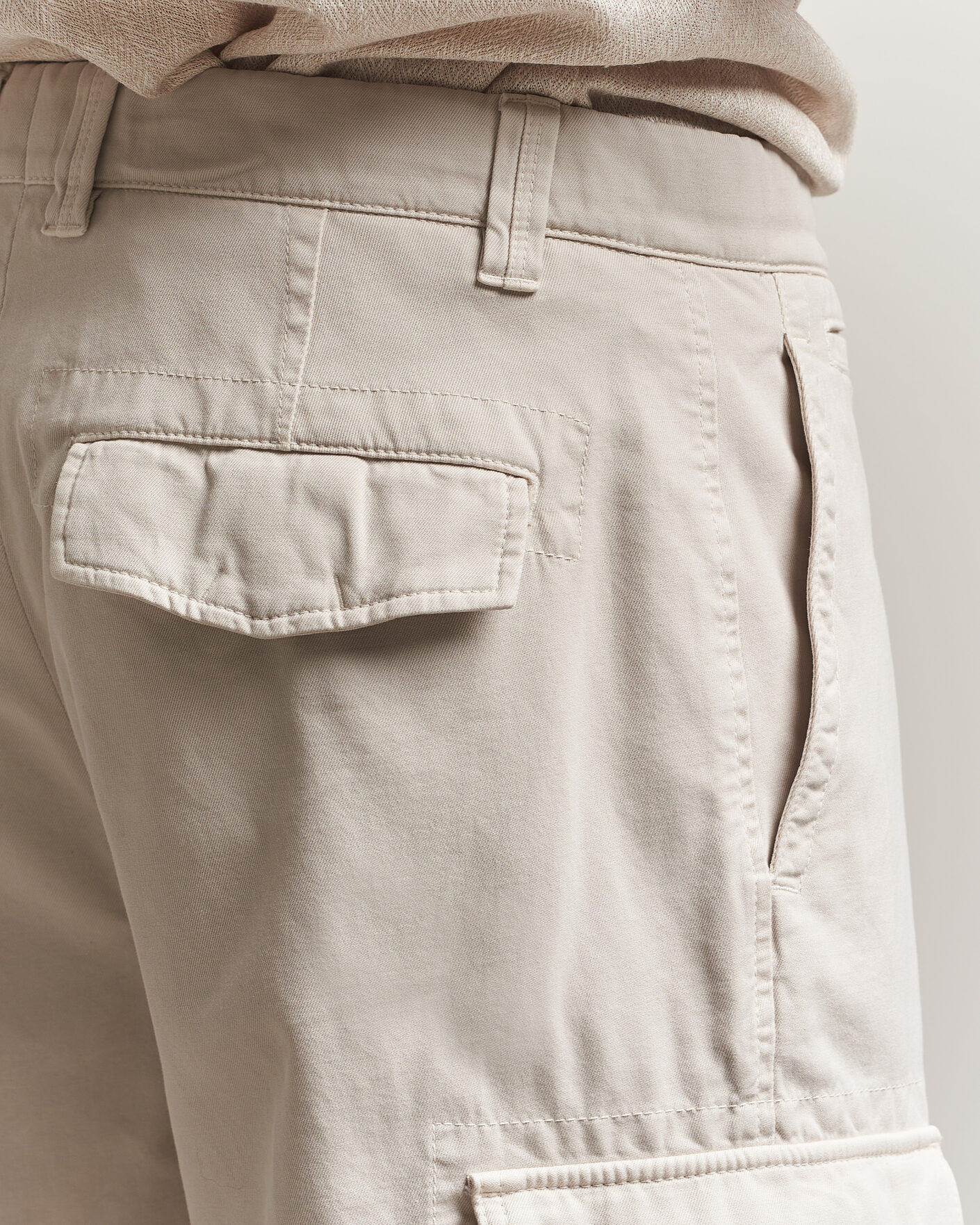 Men | Shorts | Brunello Cucinelli | Cotton Cargo Shorts Light Beige