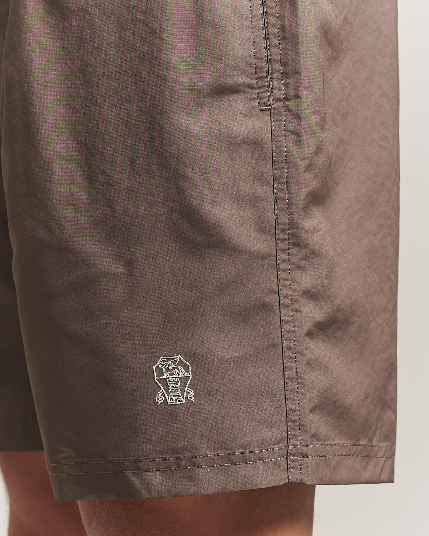 Men | Swimwear | Brunello Cucinelli | Nylon Swim Trunks Brown
