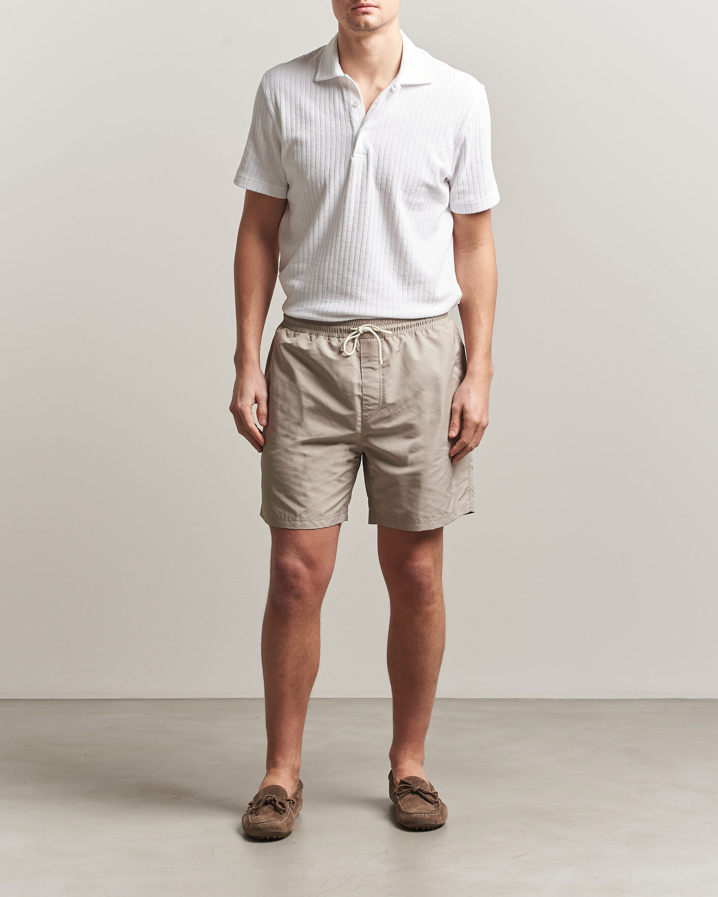 Men | Swimwear | Brunello Cucinelli | Nylon Swim Trunks Beige