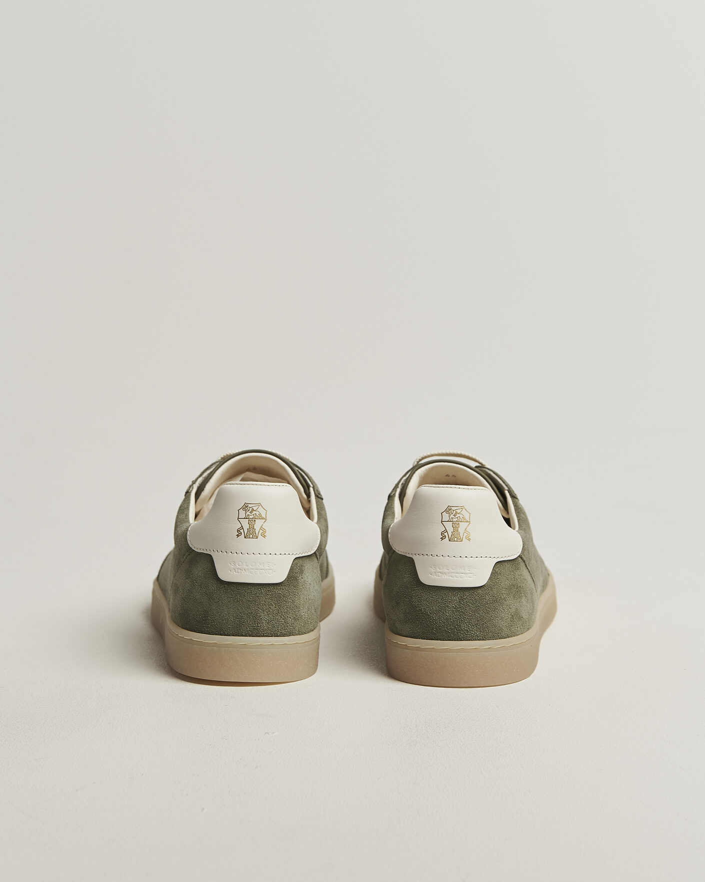 Men | Sneakers | Brunello Cucinelli | Low Top Sneakers Olive Suede