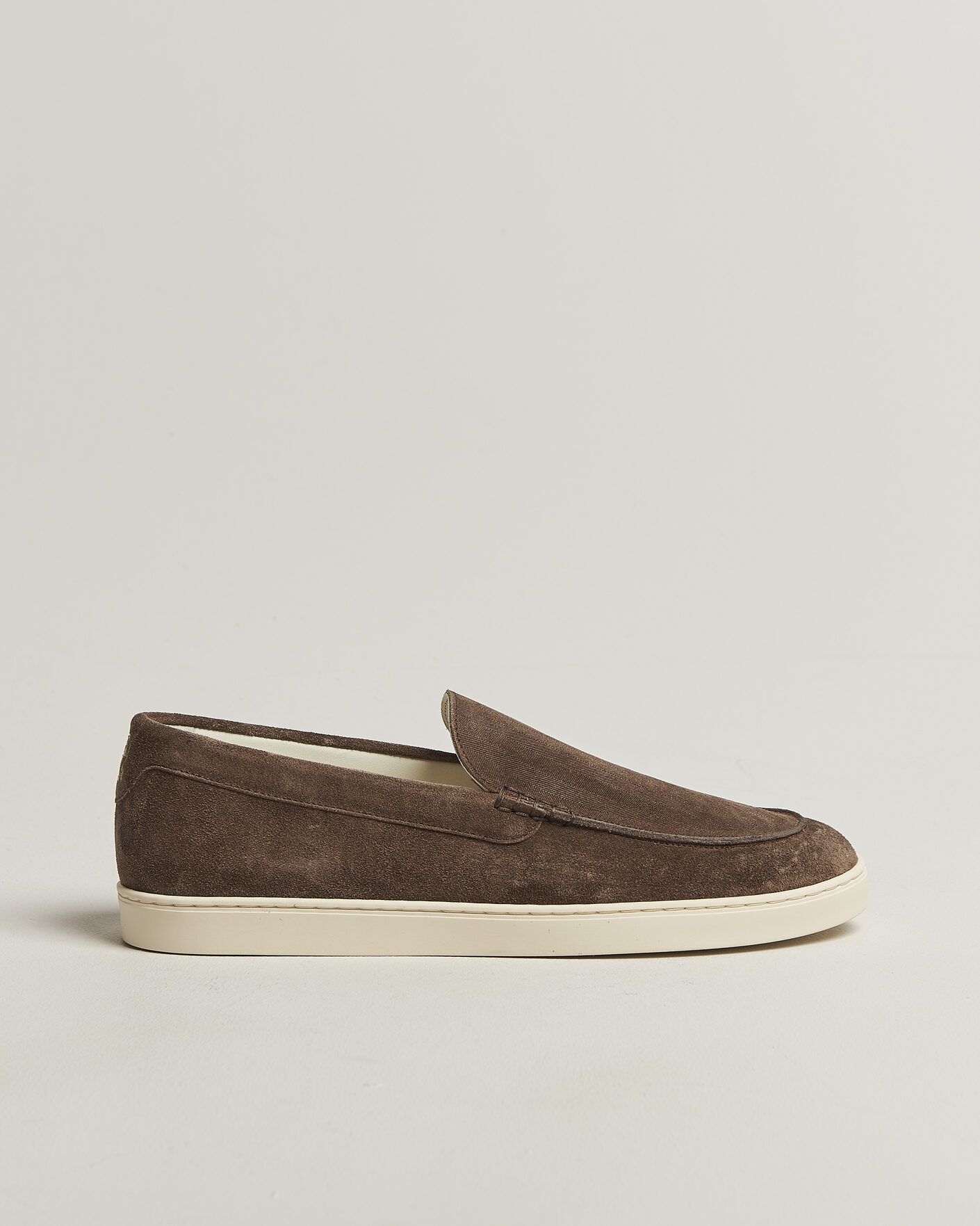 Men | Loafers | Brunello Cucinelli | Moccasin Shoes Dark Brown Suede