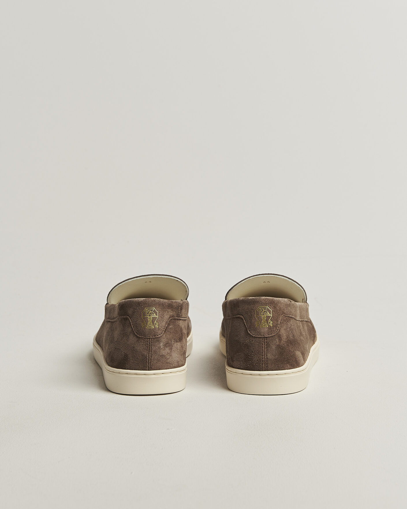 Men | Loafers | Brunello Cucinelli | Moccasin Shoes Dark Brown Suede
