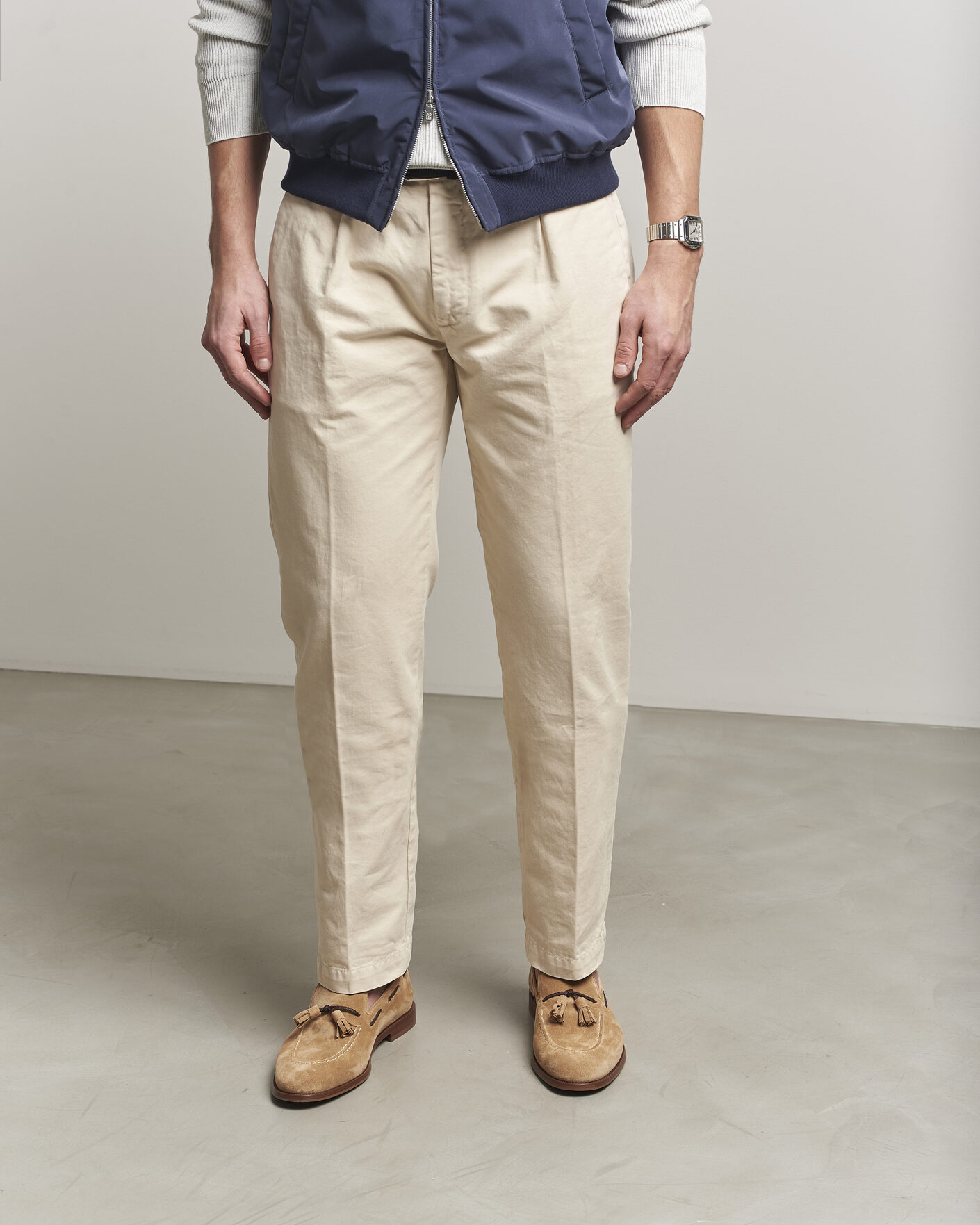 Men | Loafers | Brunello Cucinelli | Tassel Loafers Siena Brown Suede