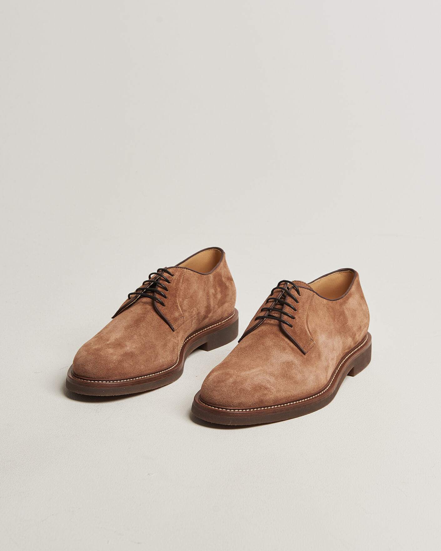Men | Derby Shoes | Brunello Cucinelli | Derby Shoes Brown Suede