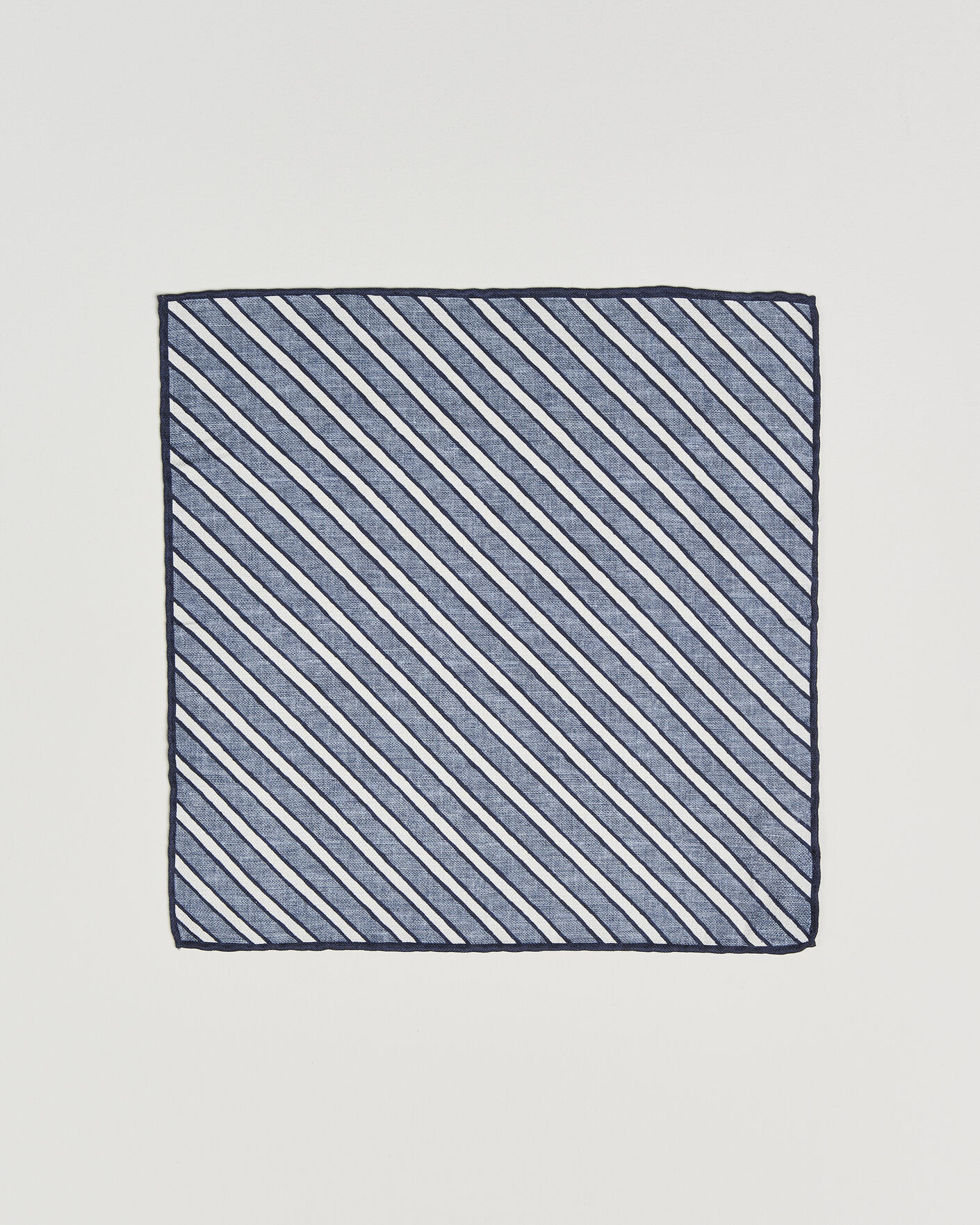 Men | Pocket Squares | Brunello Cucinelli | Striped Pocket Square Blue