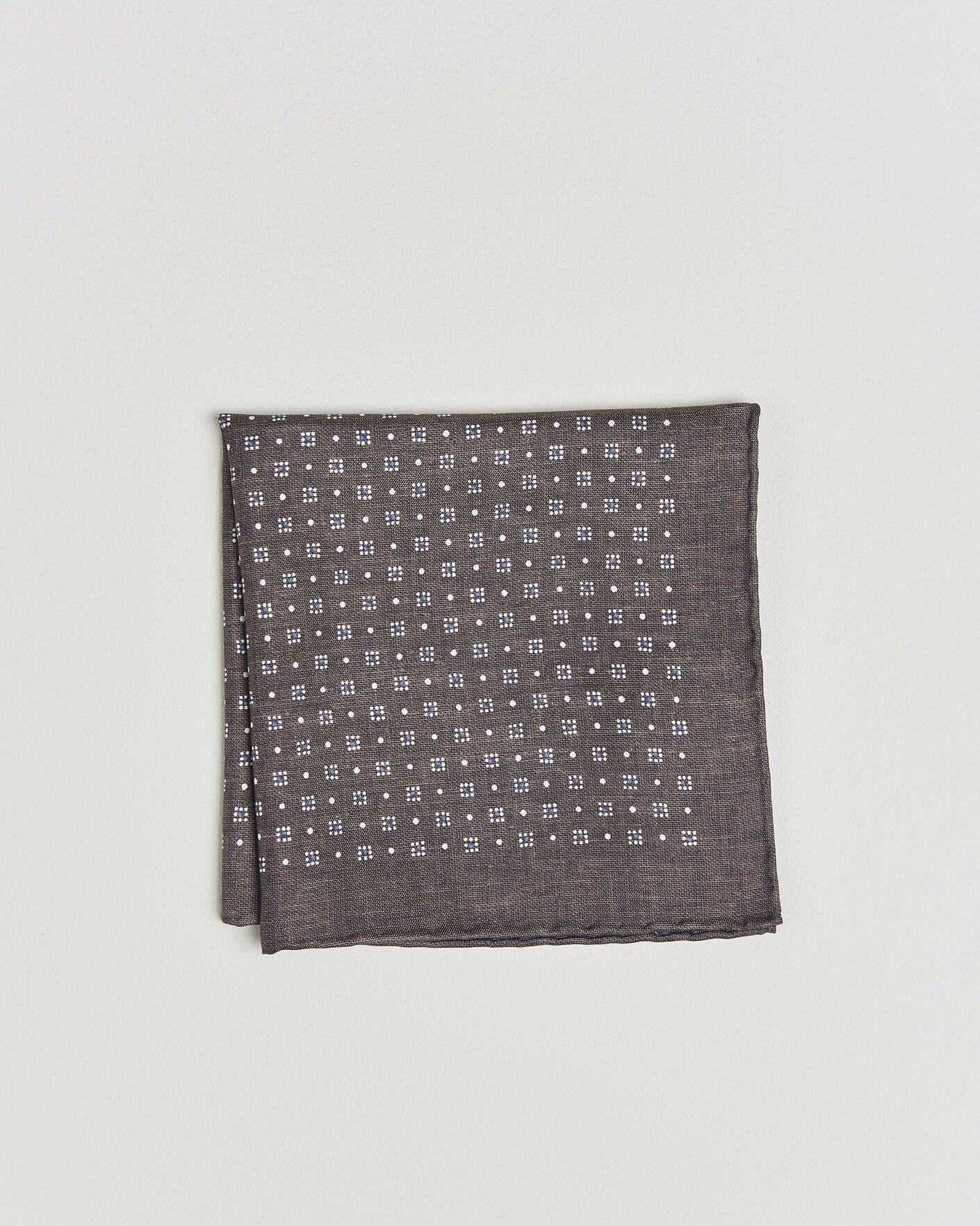 Men | Pocket Squares | Brunello Cucinelli | Printed Silk Pocket Square Brown