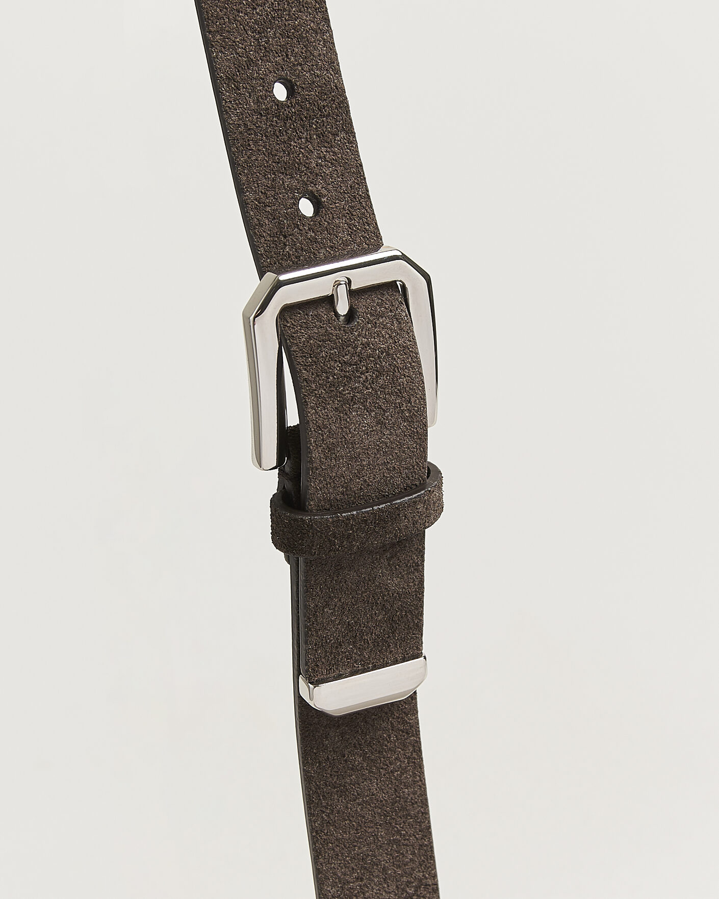 Men | Belts | Brunello Cucinelli | Classic Belt Brown Suede