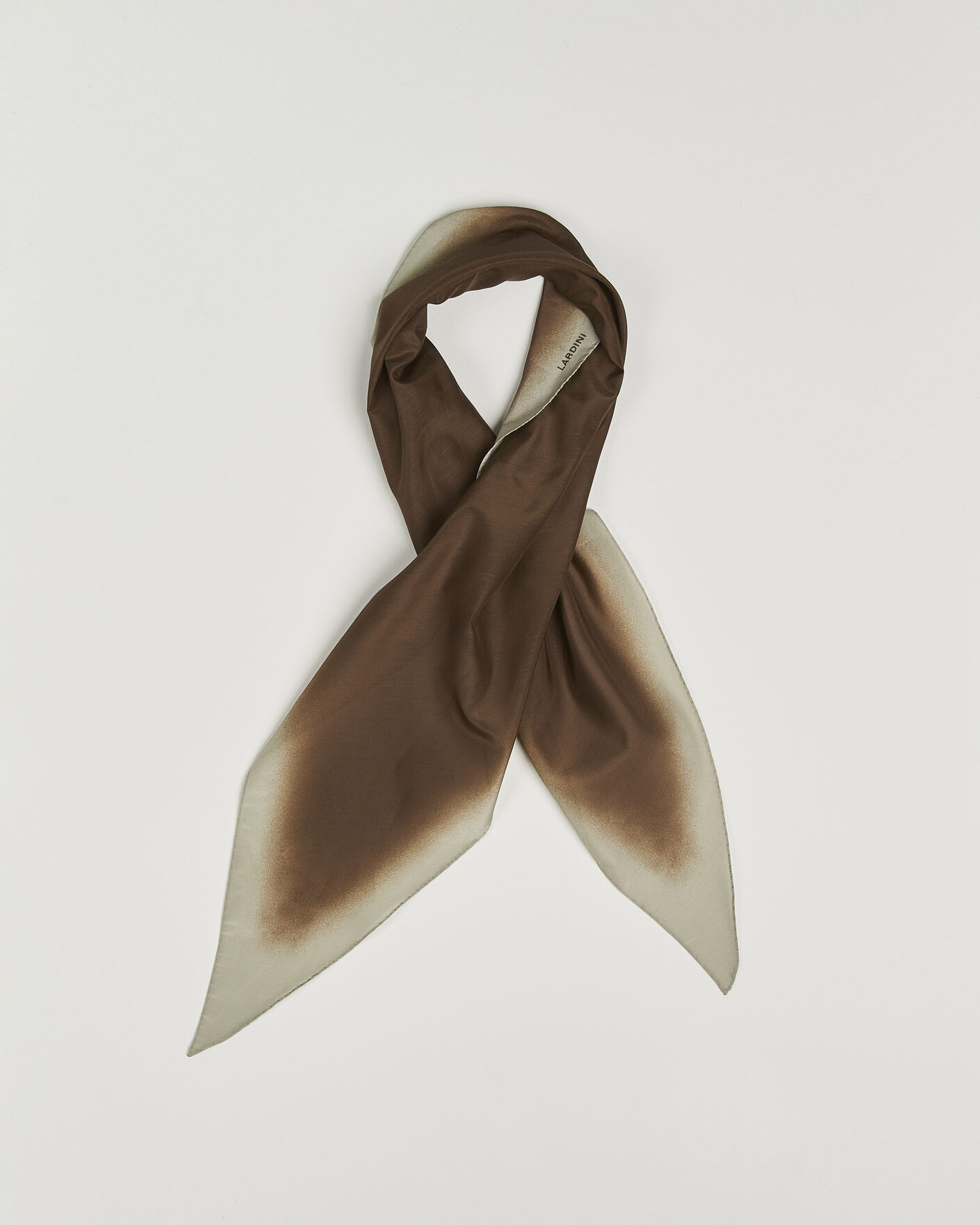 Men | Dress Scarves | Lardini | Cotton/Silk Scarf Brown
