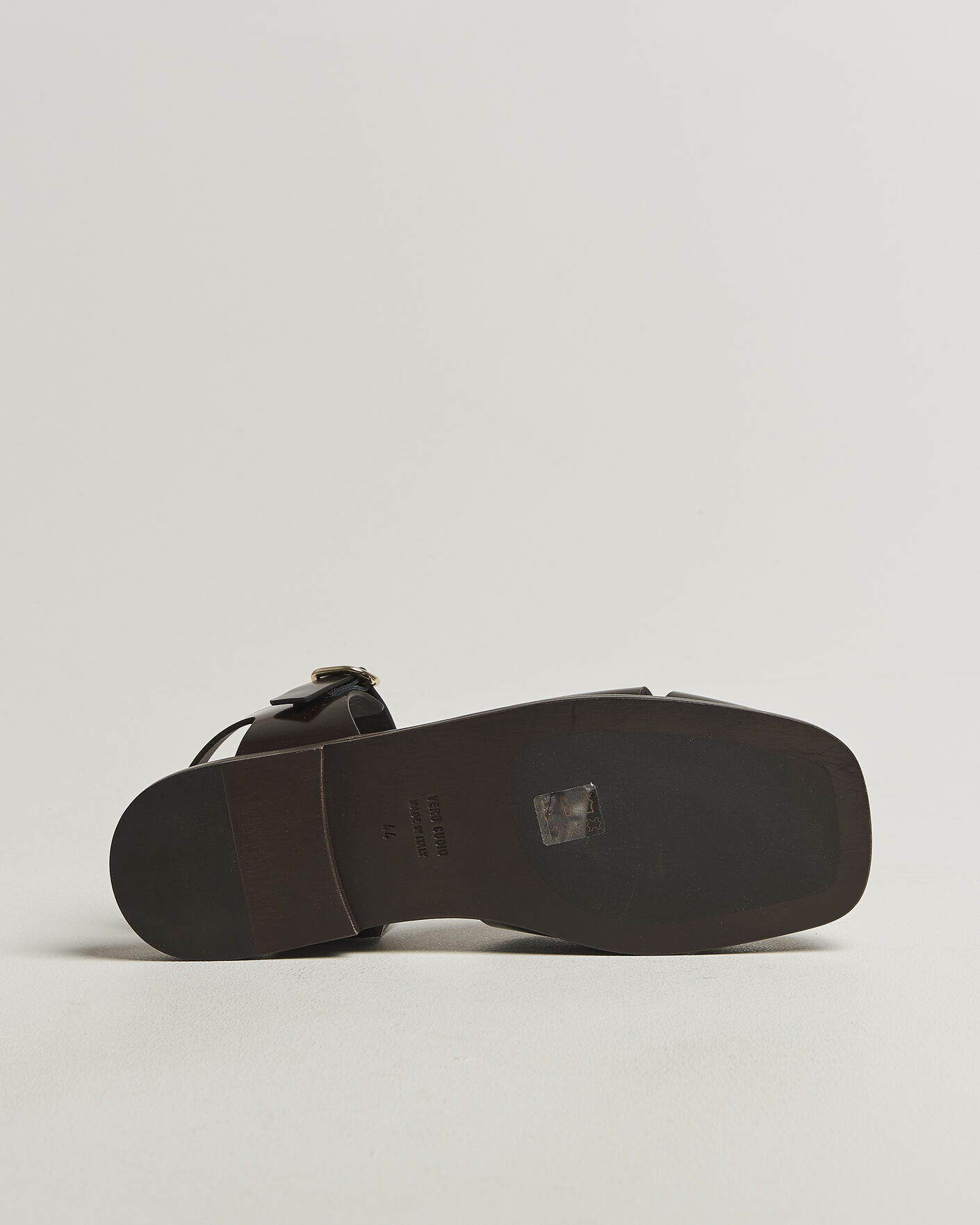 Men | Sandals & Slides | Lardini | Marcel Leather Sandal Dark Brown