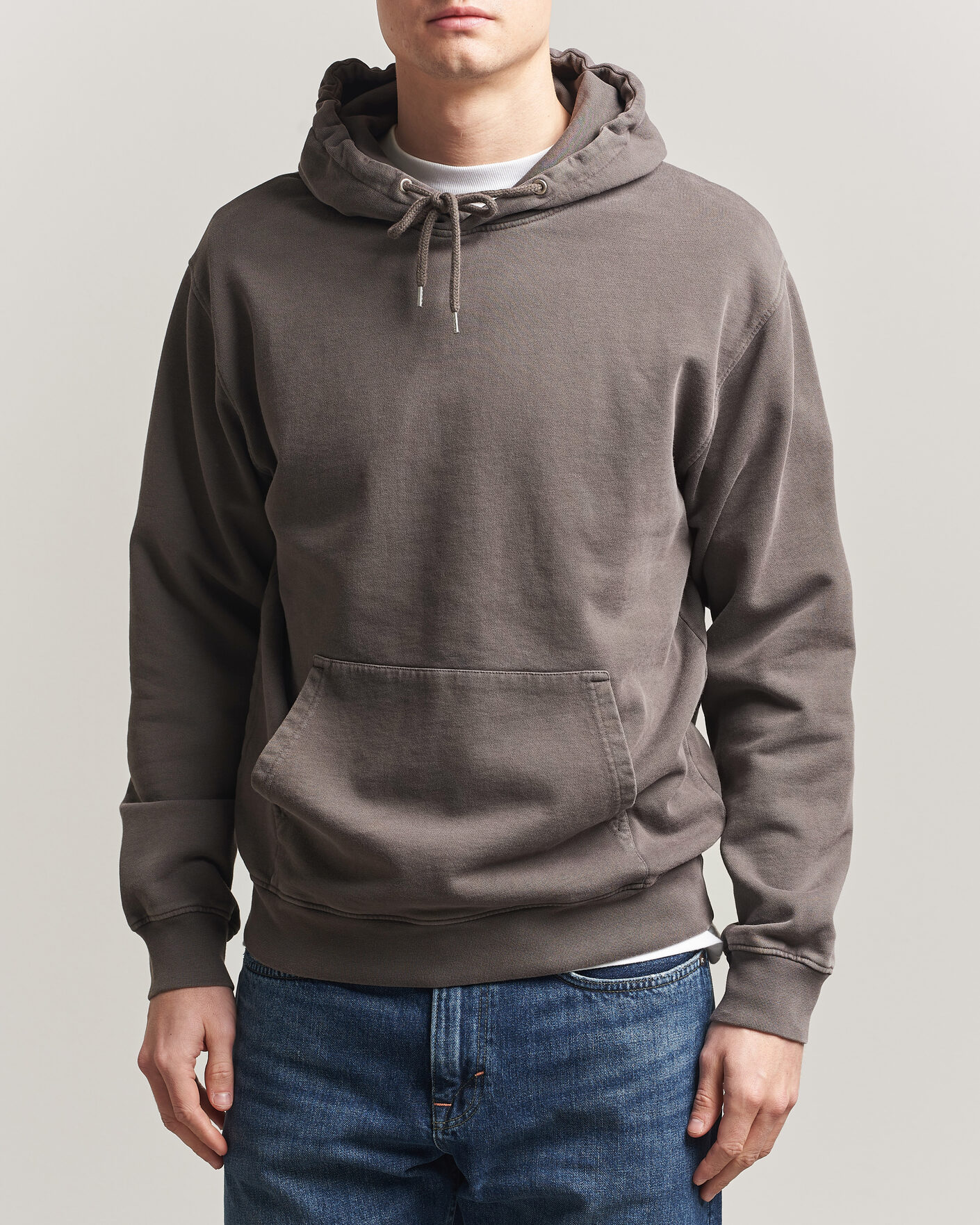 Colorful Standard Classic Organic Hood Fade Mud at CareOfCarl.com