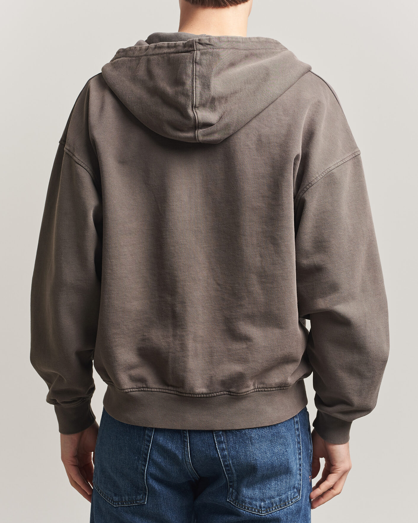 Men | Sweaters & Knitwear | Colorful Standard | Classic Organic Full Zip Hoodie Faded Mud