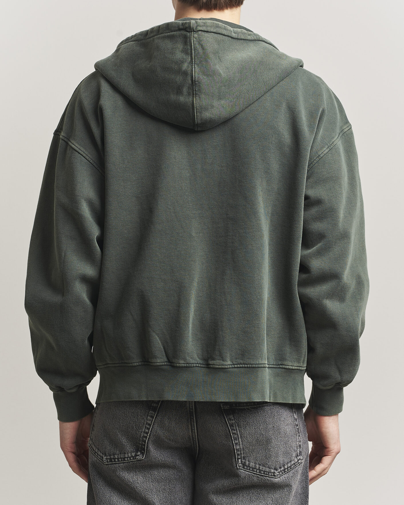 Men | Sweaters & Knitwear | Colorful Standard | Classic Organic Full Zip Hoodie Midnight Forest