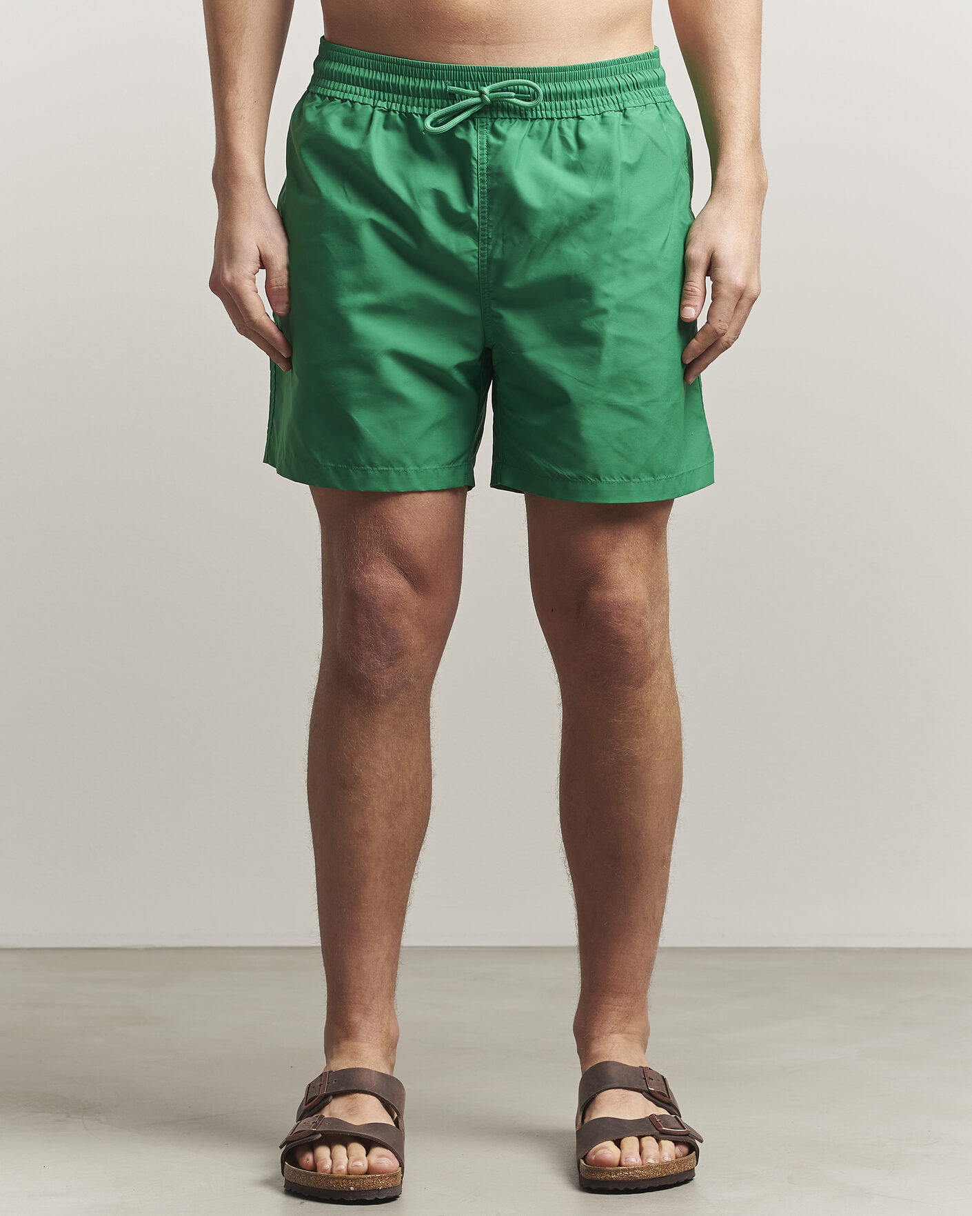 Men | Swimwear | Colorful Standard | Classic Organic Swim Shorts Kelly Green