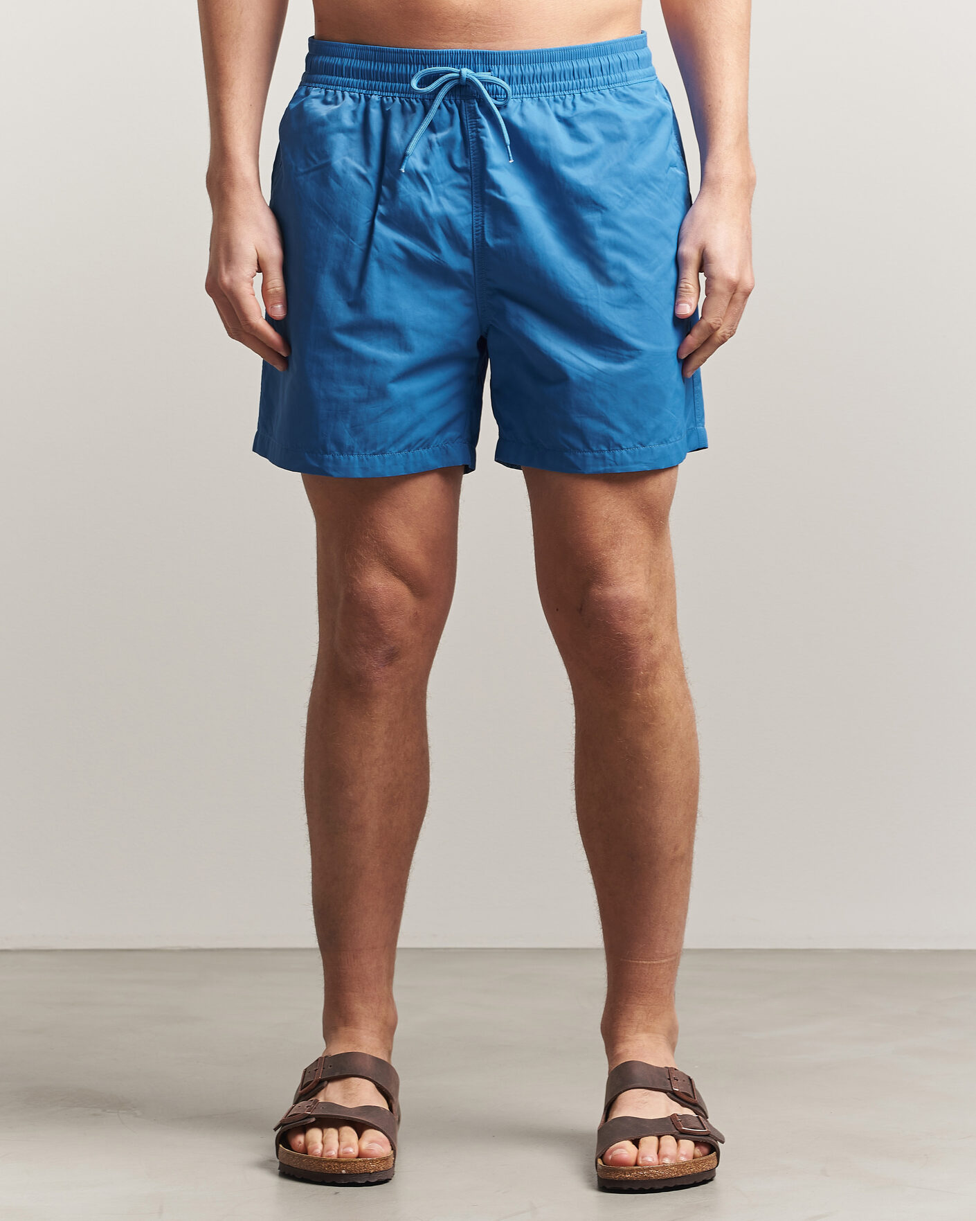 Men | Swimwear | Colorful Standard | Classic Organic Swim Shorts Pacific Blue