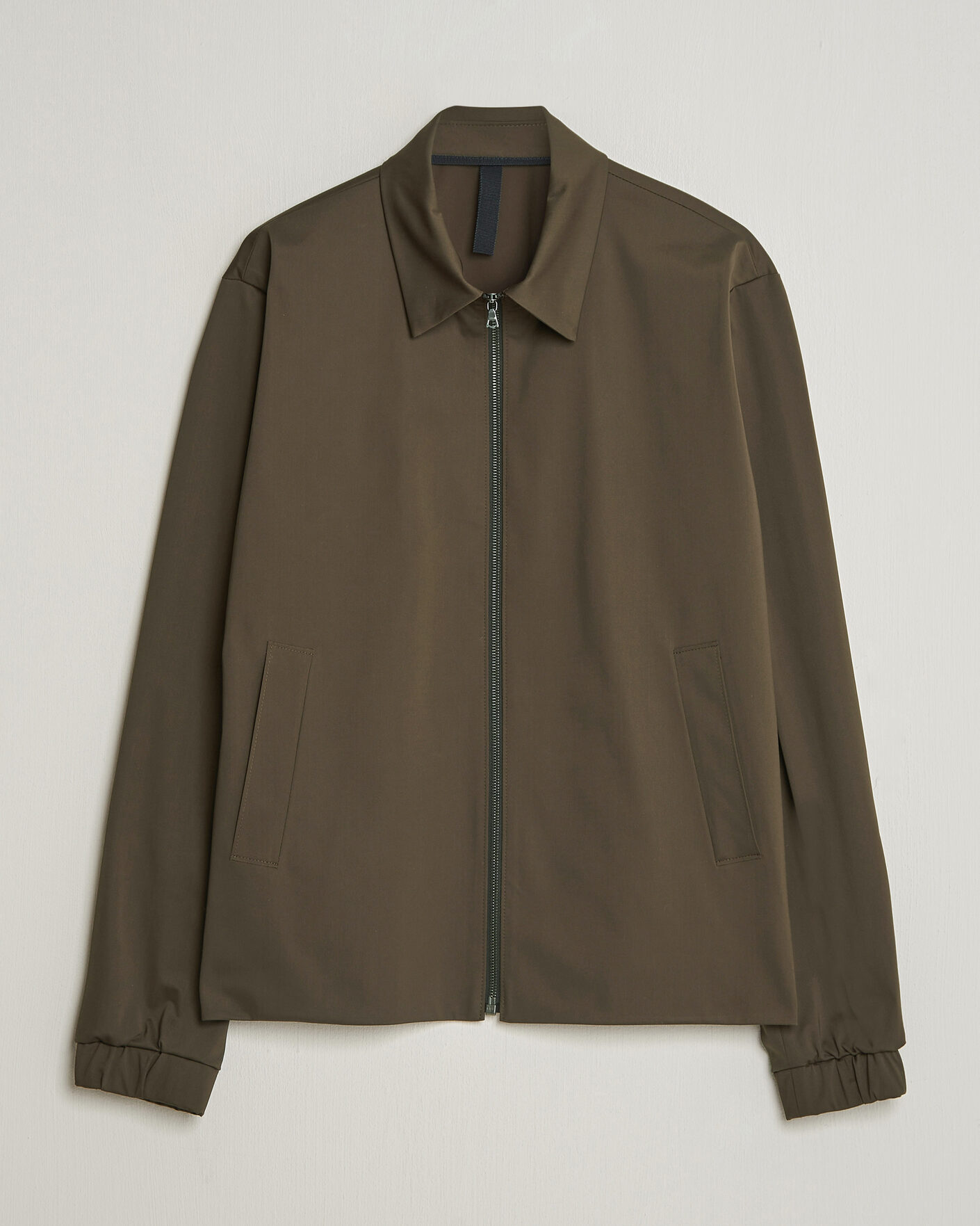 Men | Coats & Jackets | Harris Wharf London | Light Technic Short Jacket Dark Brown