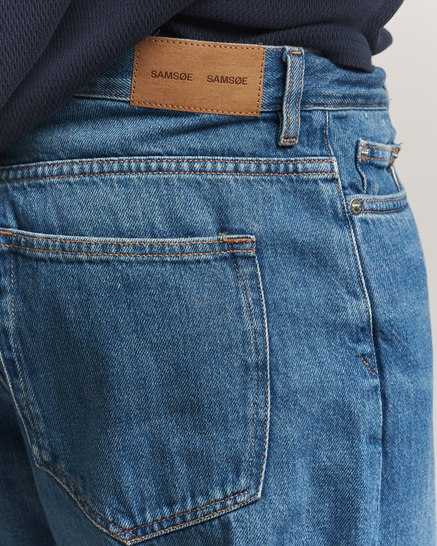 Men | Trousers | Samsøe Samsøe | Eddie Regular Fit Jeans Fluid Blue