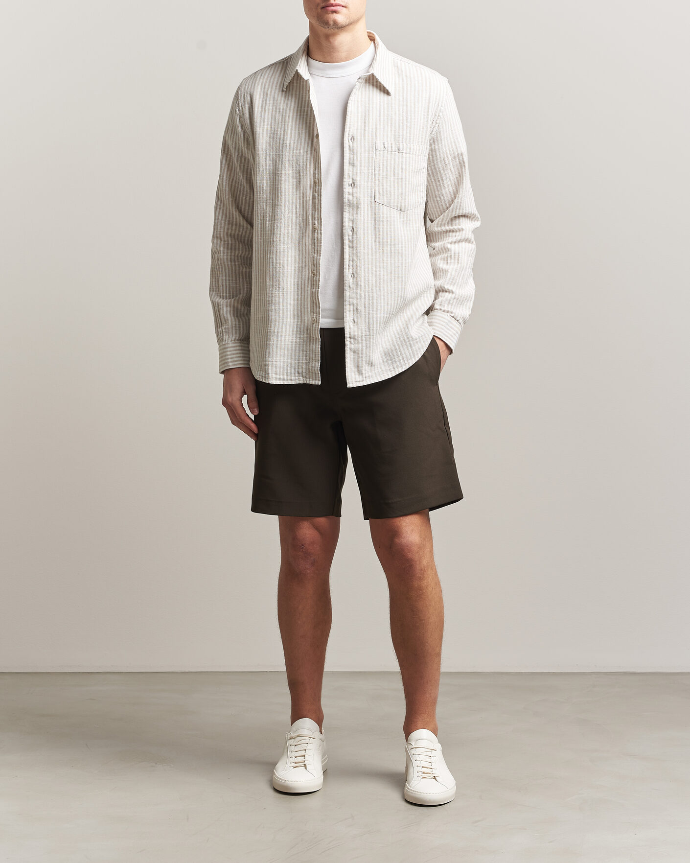 Men | Shorts | Samsøe Samsøe | Smith Drawstring Shorts Black Olive