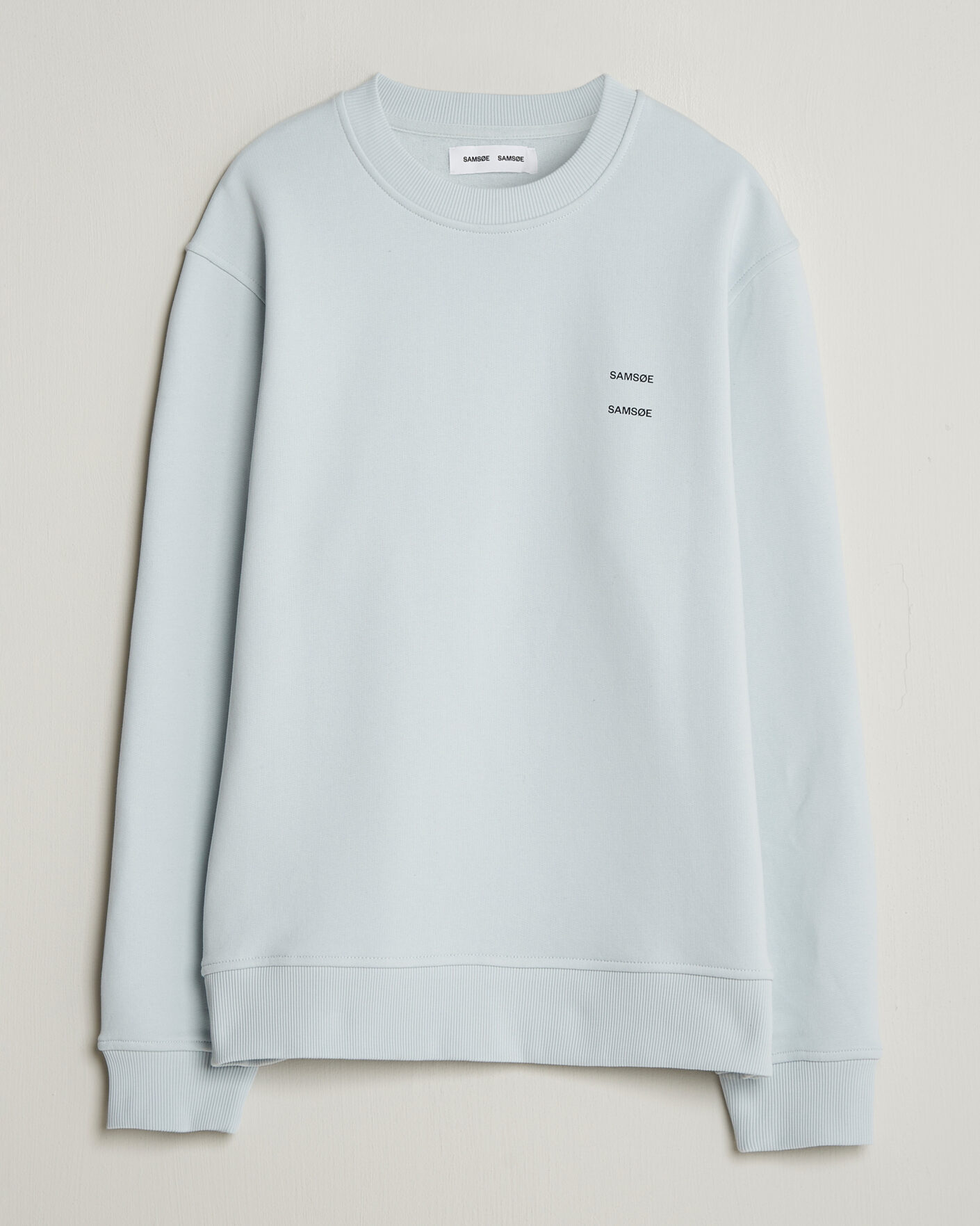Men | Sweaters & Knitwear | Samsøe Samsøe | Joel Organic Cotton Sweatshirt Skywriting