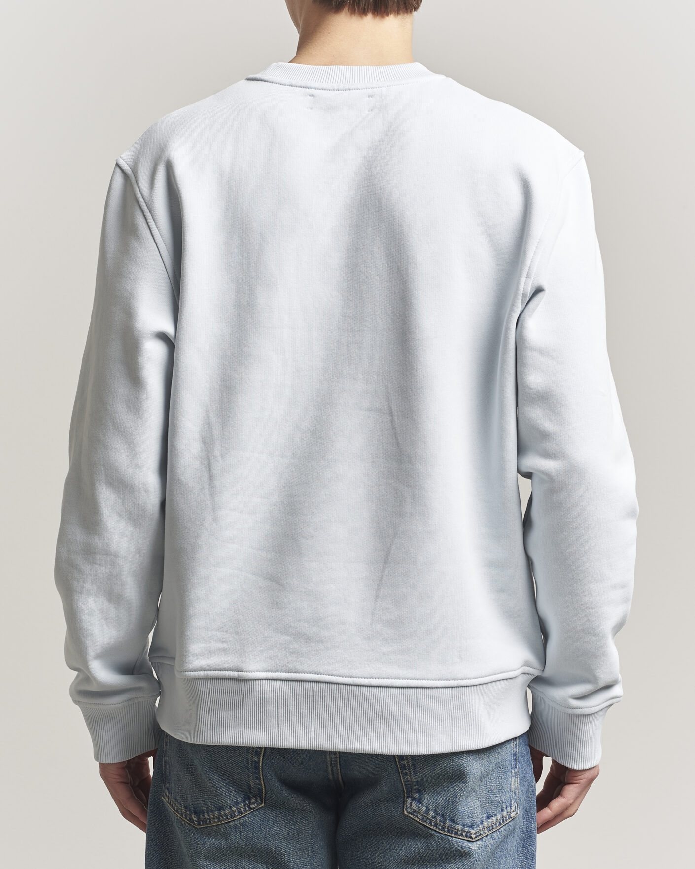 Men | Sweaters & Knitwear | Samsøe Samsøe | Joel Organic Cotton Sweatshirt Skywriting