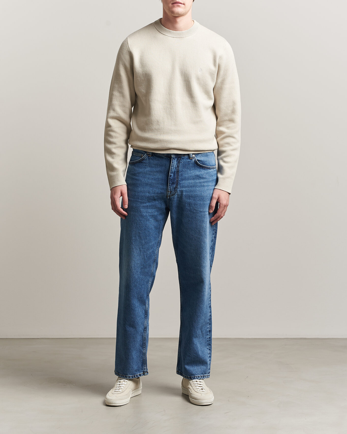 Men | Sweaters & Knitwear | Samsøe Samsøe | Niklas Crew Neck Sweater Moonstruck