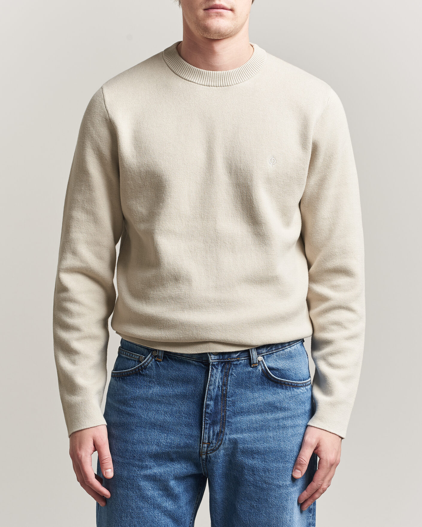 Men | Sweaters & Knitwear | Samsøe Samsøe | Niklas Crew Neck Sweater Moonstruck