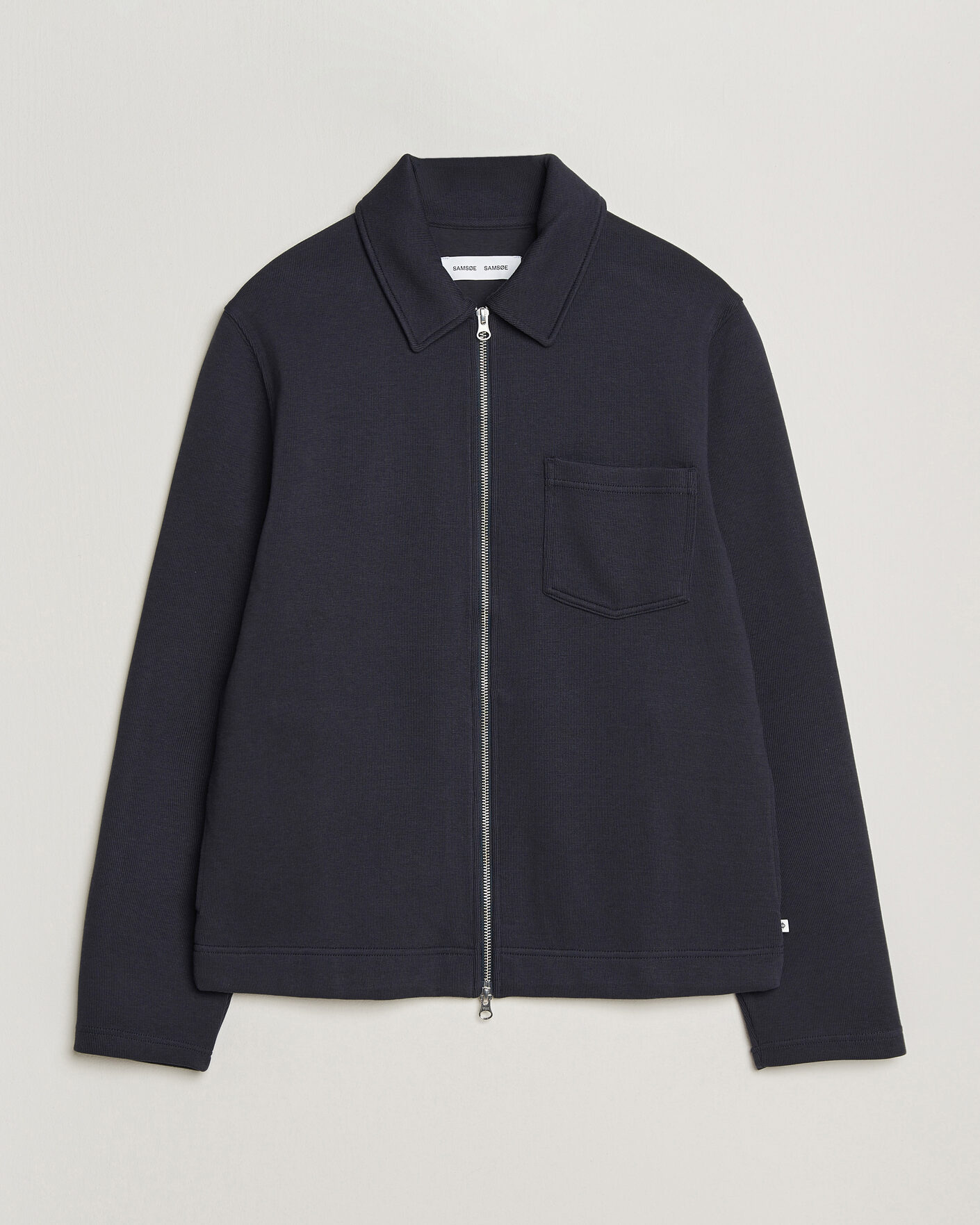 Men | Sweaters & Knitwear | Samsøe Samsøe | Hannes Full Zip Salute Navy