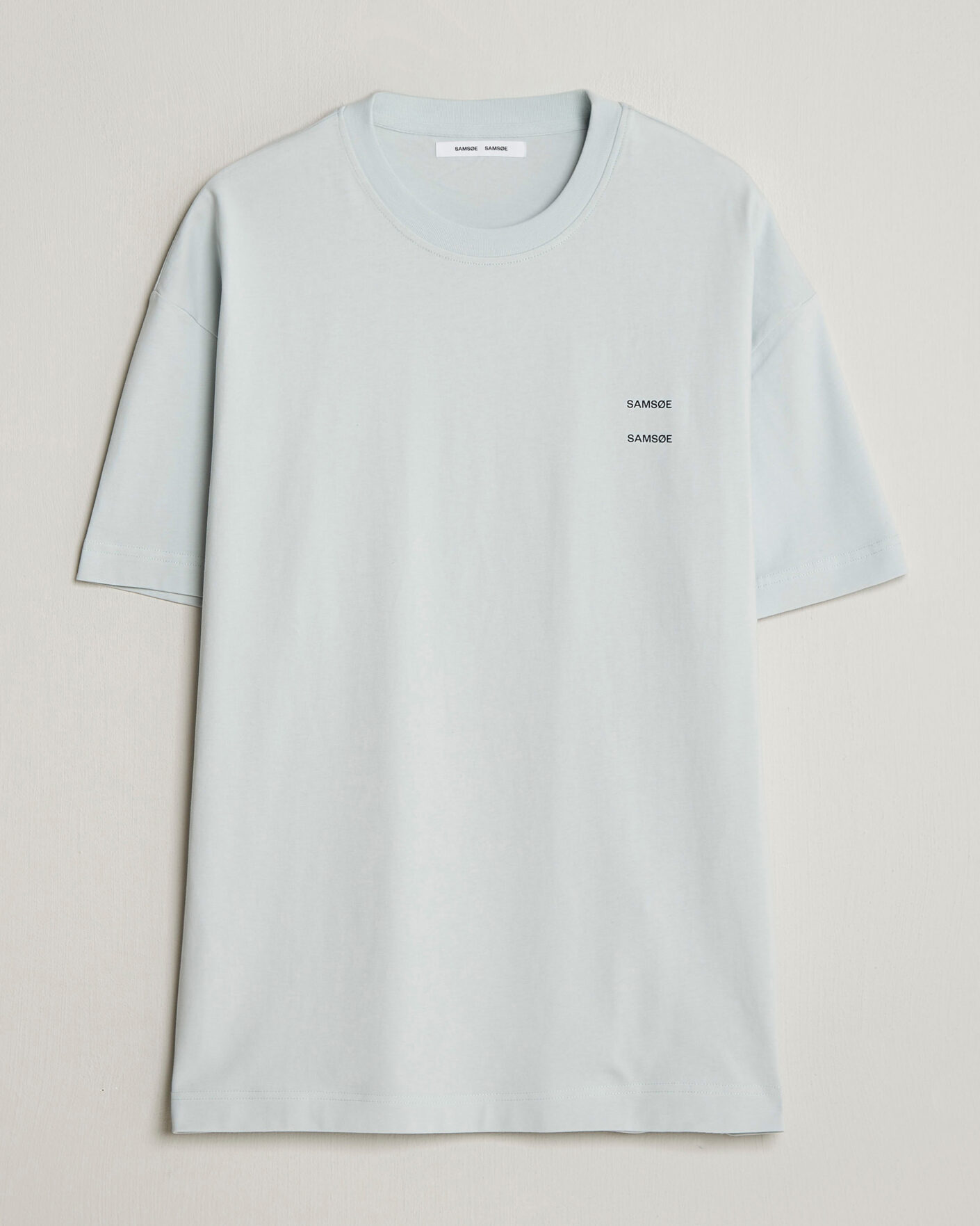 Men | T-Shirts | Samsøe Samsøe | Joel Organic Cotton T-Shirt Skywriting