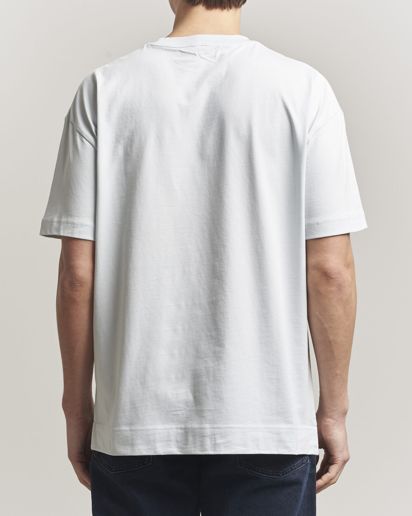 Men | T-Shirts | Samsøe Samsøe | Joel Organic Cotton T-Shirt Skywriting
