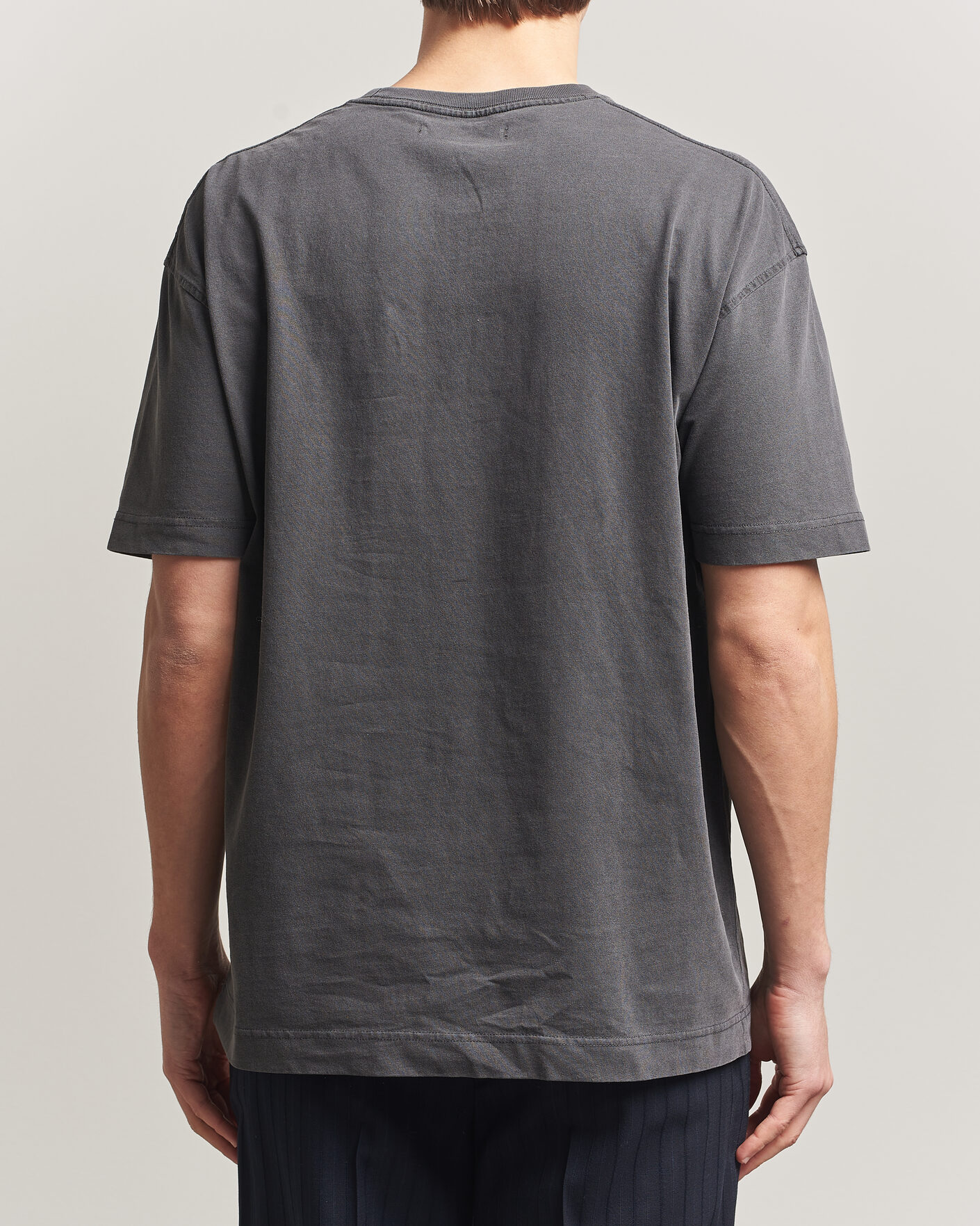 Men | T-Shirts | Samsøe Samsøe | Joel Washed Organic Cotton T-Shirt Black