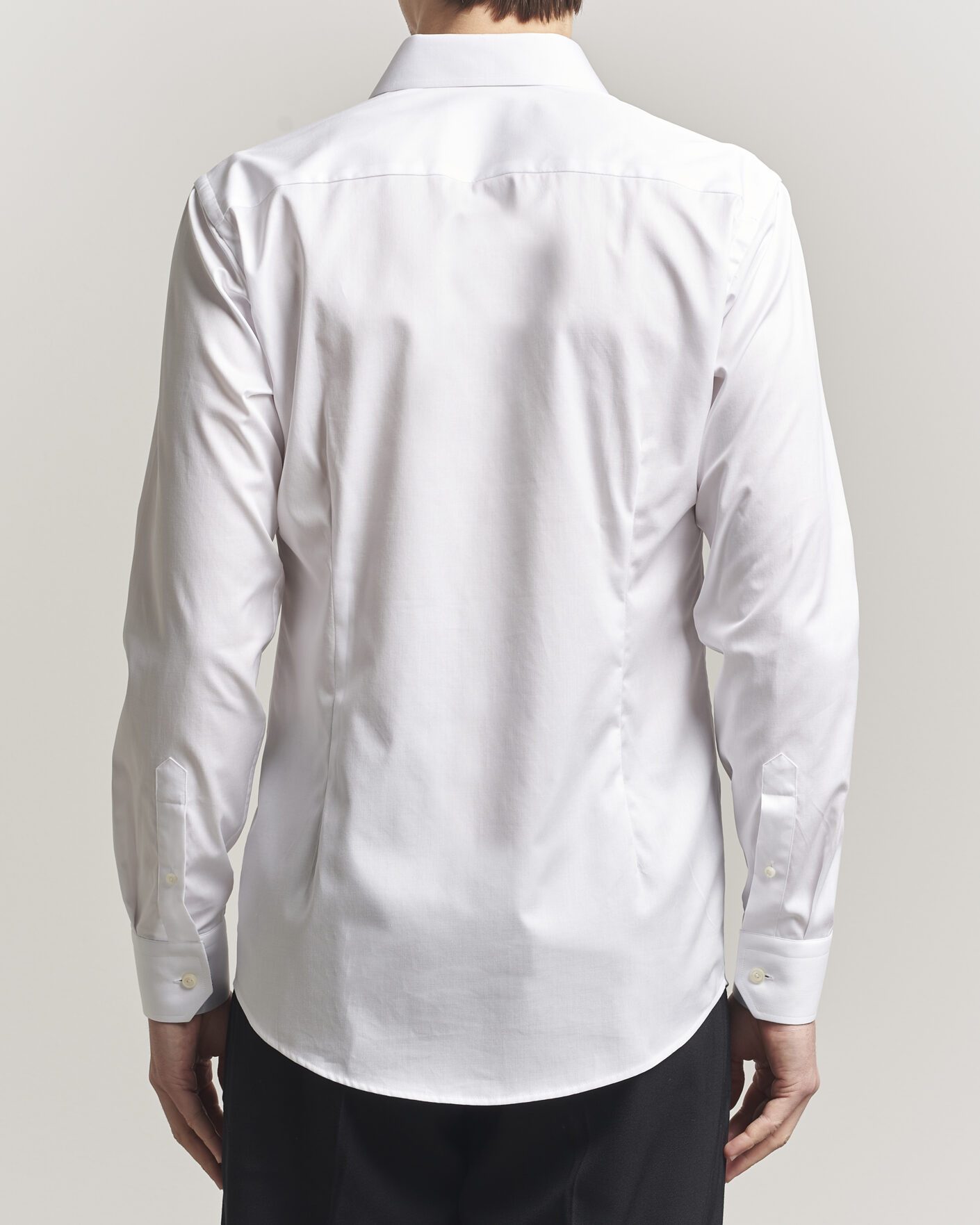 Men | Shirts | Eton | Slim Fit Signature Twill Contrast Shirt White