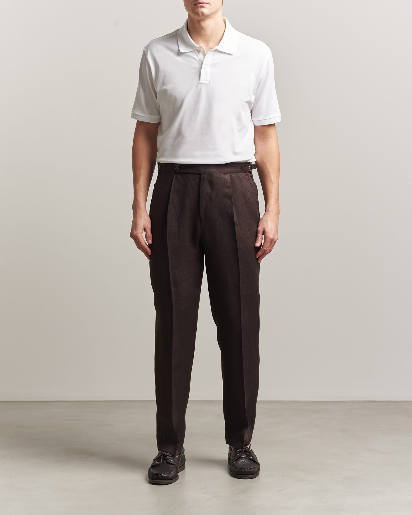 Men | Polo Shirts | Eton | Pima Pique Polo White