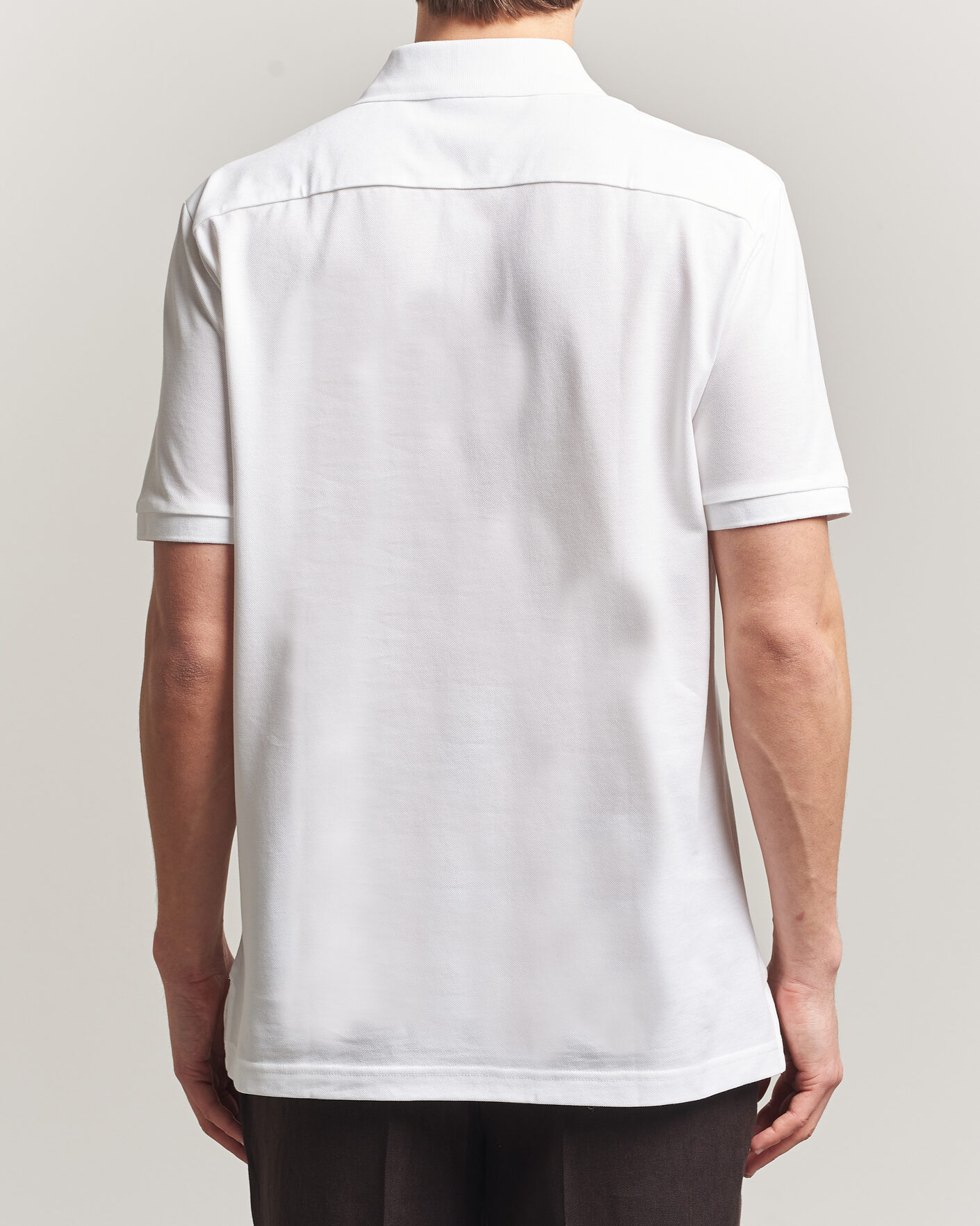 Men | Polo Shirts | Eton | Pima Pique Polo White