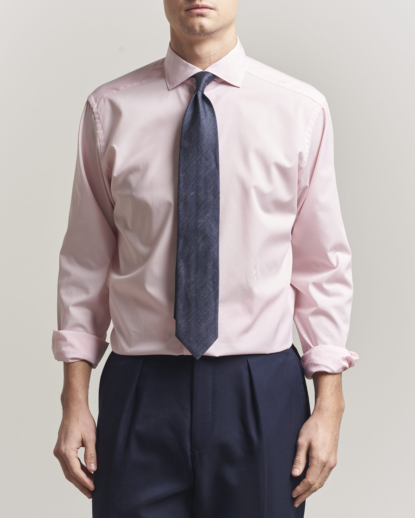 Men | Shirts | Eton | Casual Fit Breeze Poplin Shirt Pink