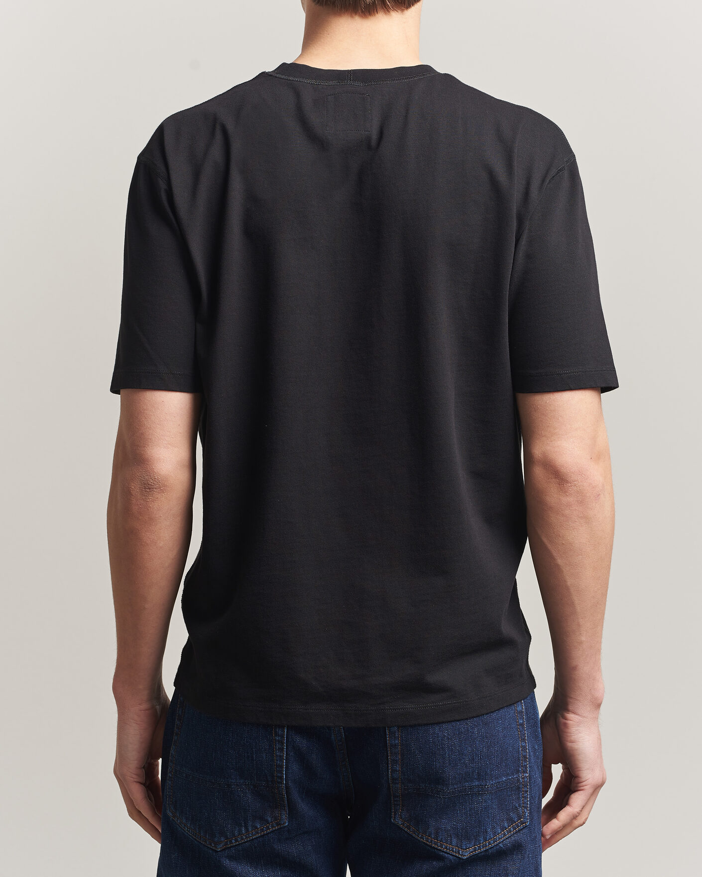 Men | T-Shirts | Drake's | Short Sleeve Hiking T-Shirt Black
