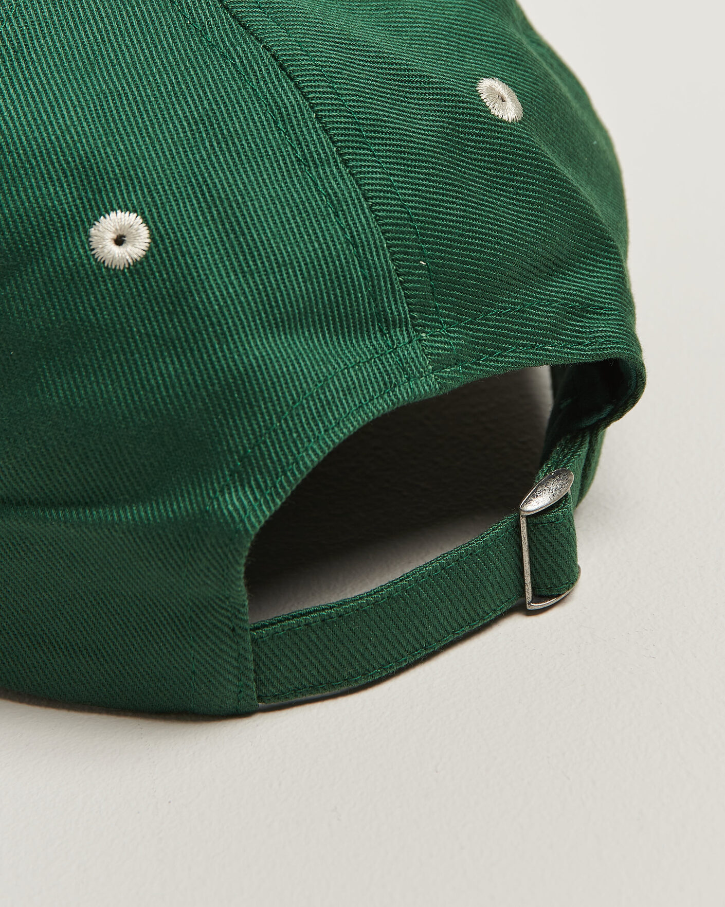 Men | Hats & Caps | Drake's | Charivari Twill Baseball Cap Green/Ecru